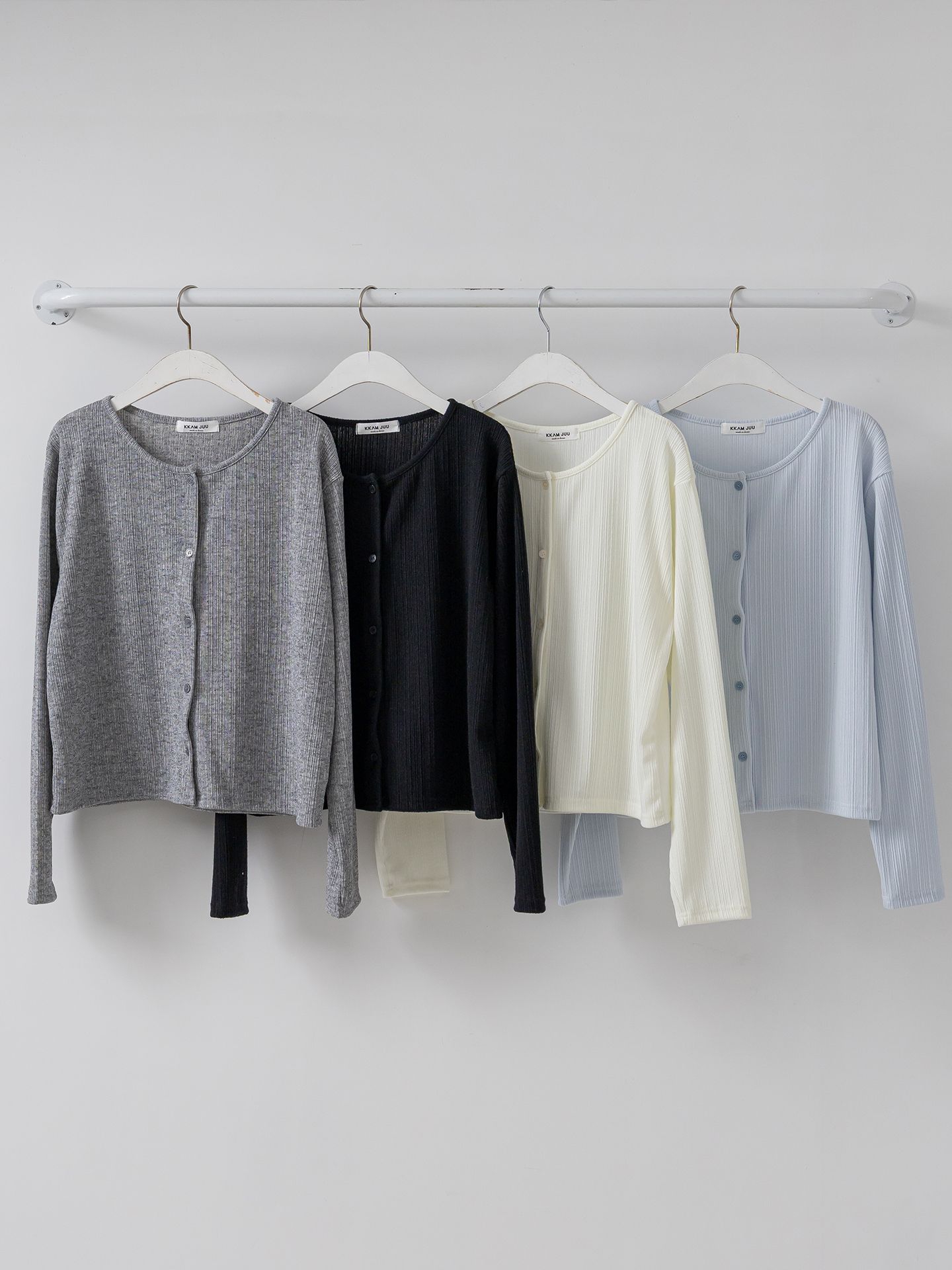 ボタンラウンドネックルーズ長袖カーディガン | 詳細画像31