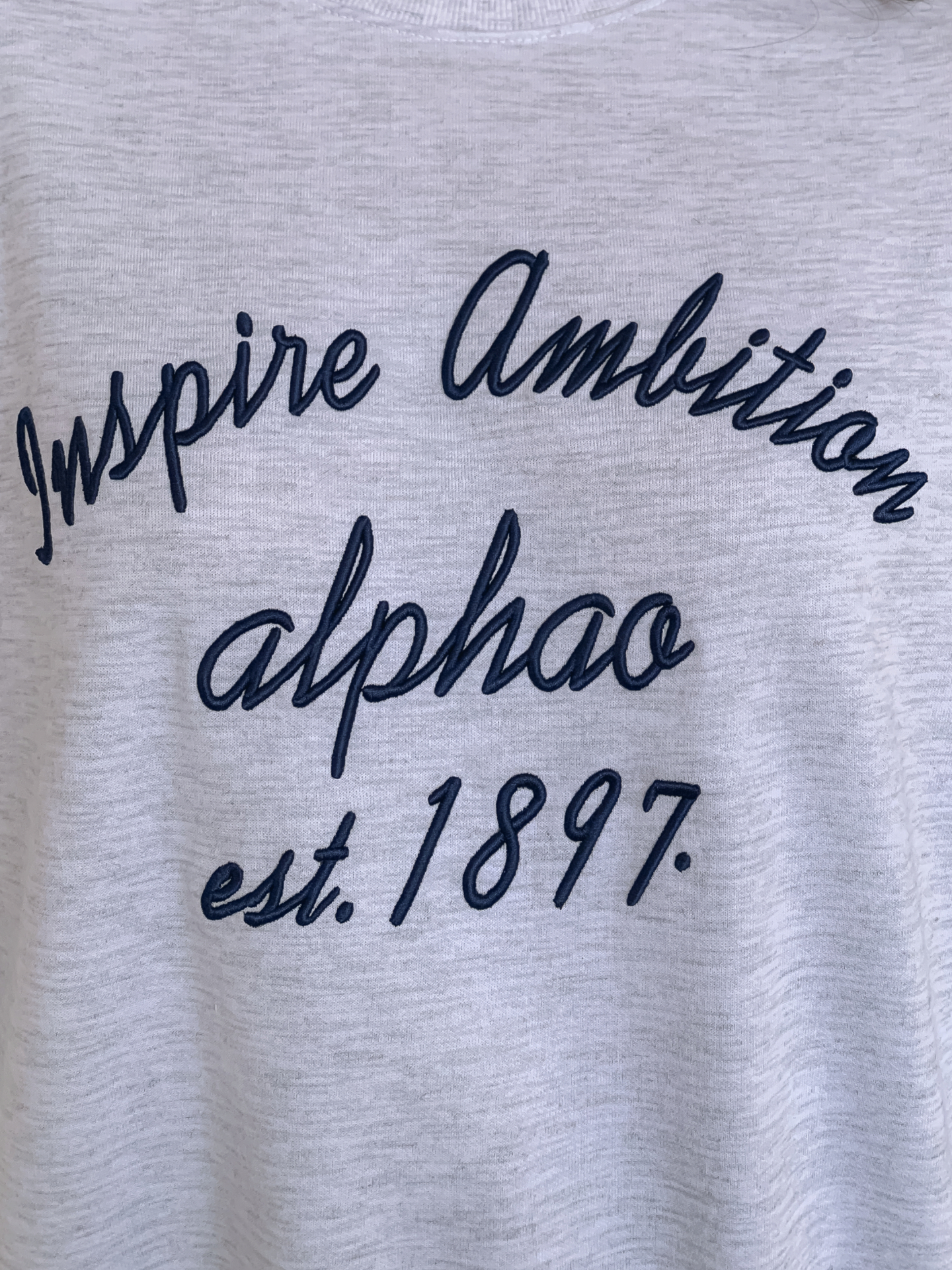 ラウンドネックルーズ長袖刺繍スウェット | 詳細画像10