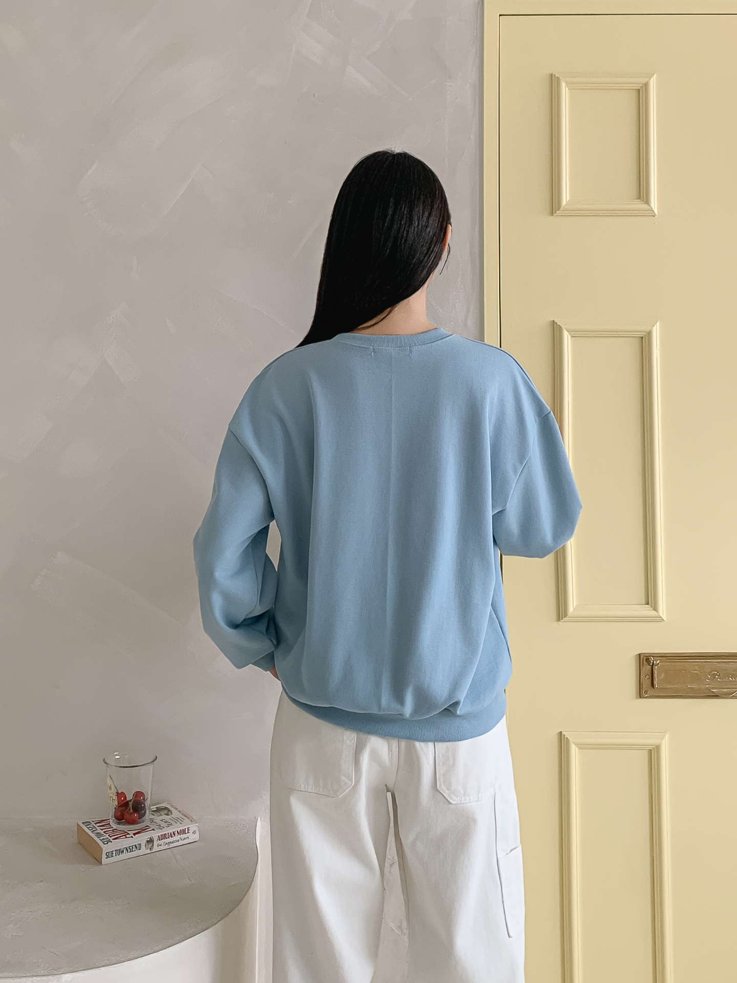 ラウンドネックルーズ長袖プリントスウェット | 詳細画像5