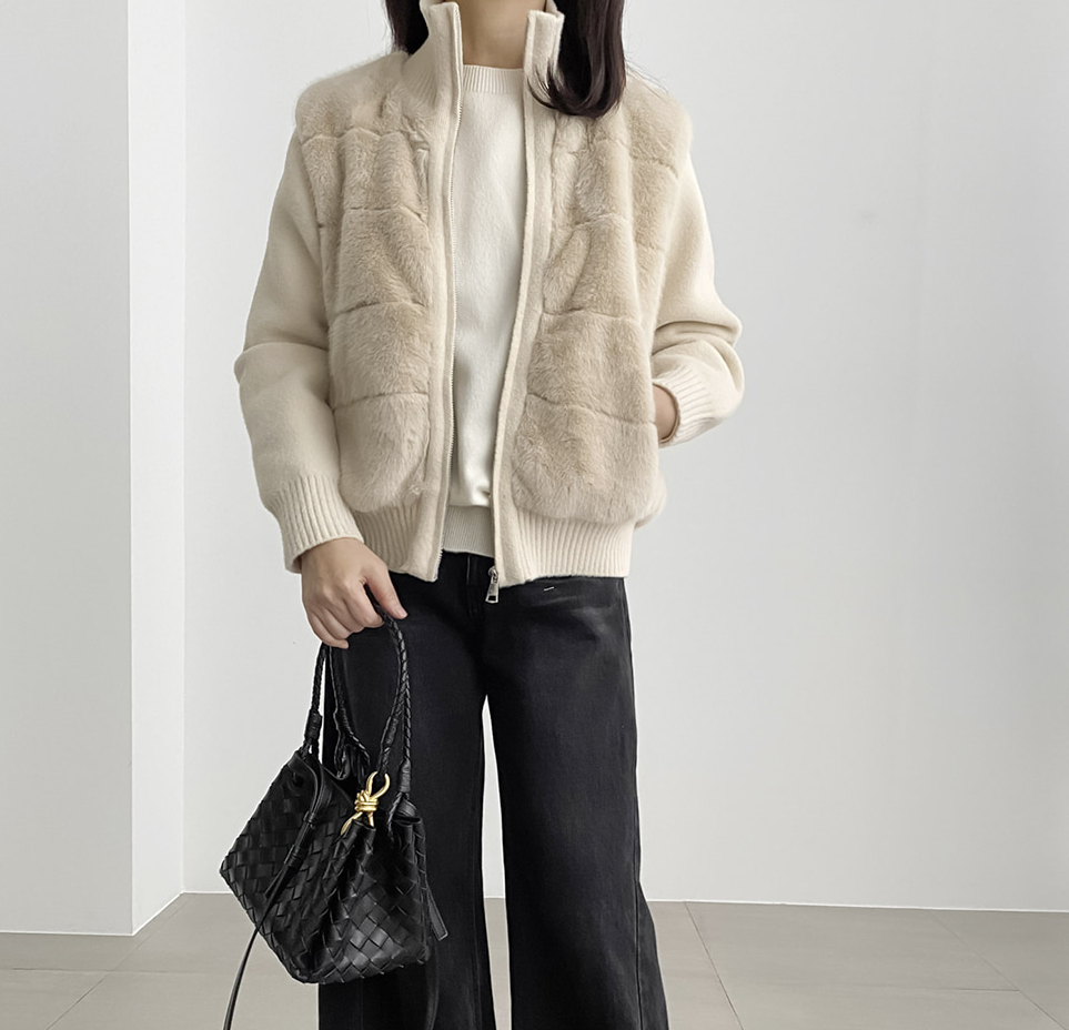 コンビエコファージップアップハイネックポケットルーズ長袖ハーフジャンパー | 詳細画像5