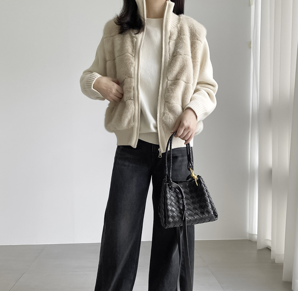 コンビエコファージップアップハイネックポケットルーズ長袖ハーフジャンパー | 詳細画像7