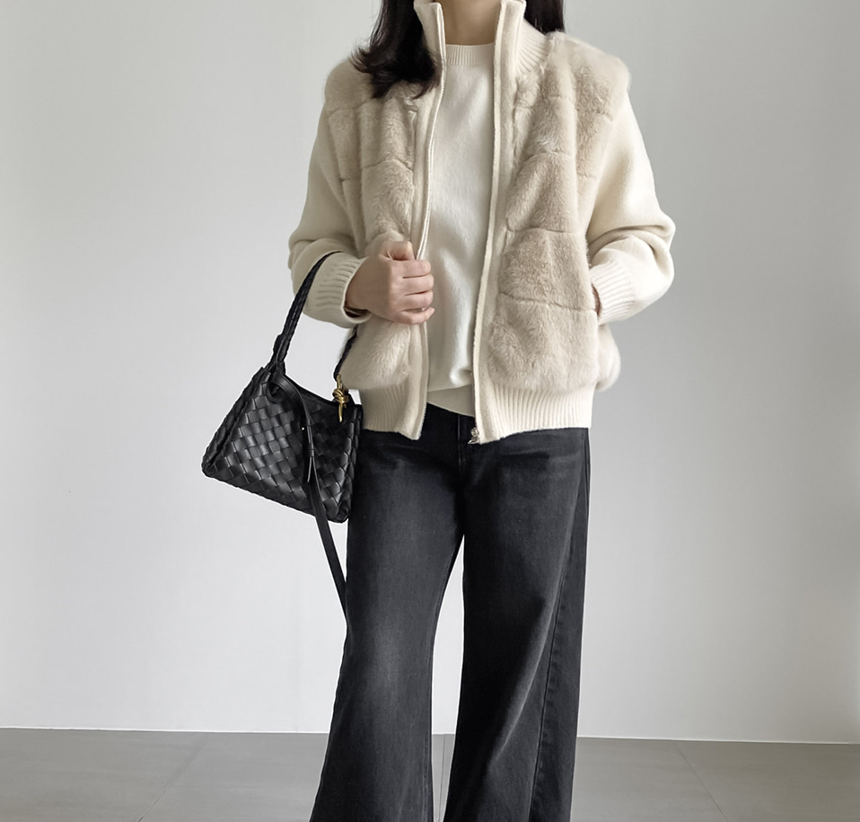 コンビエコファージップアップハイネックポケットルーズ長袖ハーフジャンパー | 詳細画像10