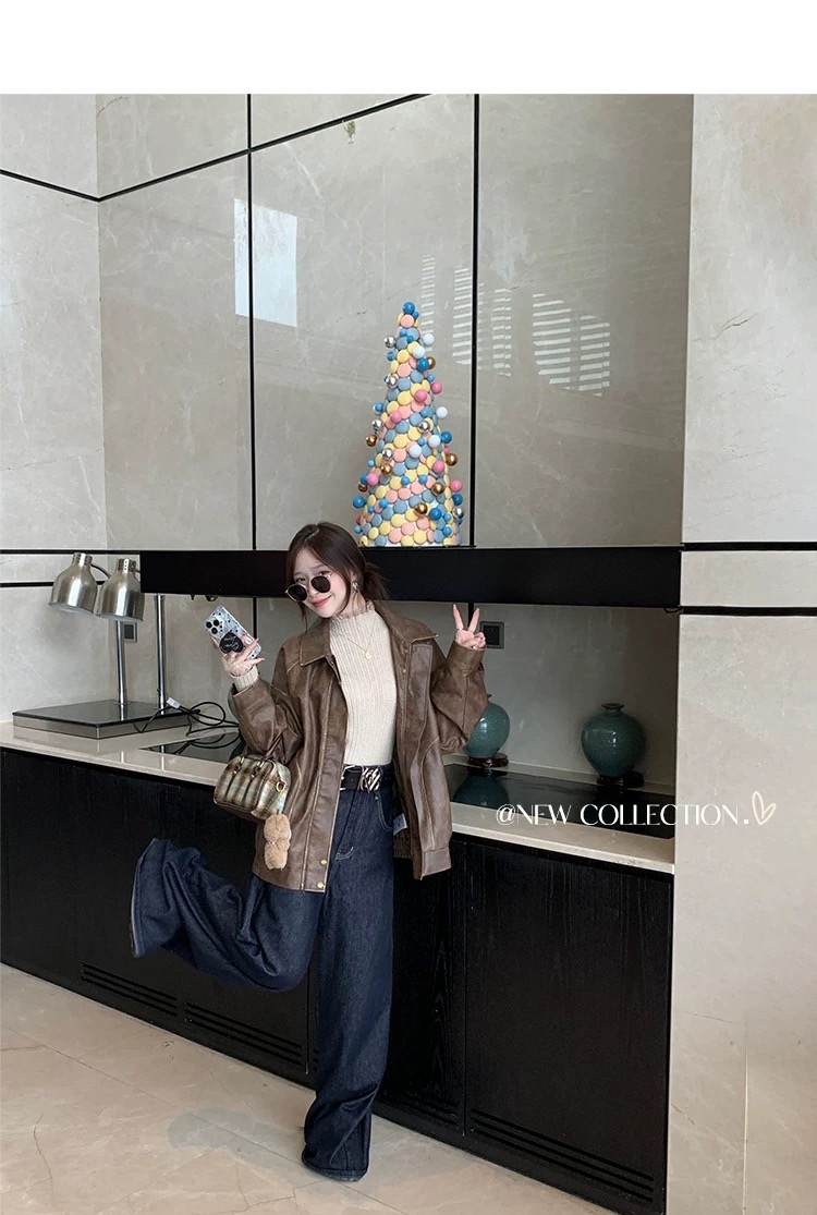 リブレースハーフネックスリムベルスリーブ長袖ニット | 詳細画像28