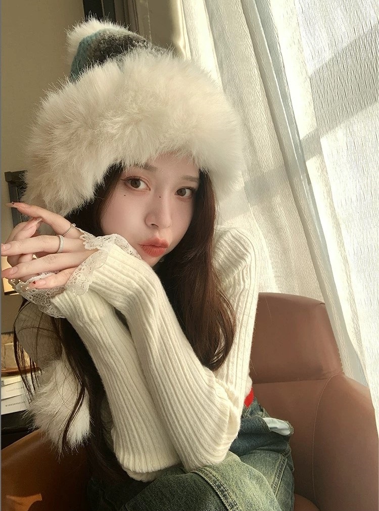 リブレースハーフネックスリムベルスリーブ長袖ニット | 詳細画像36