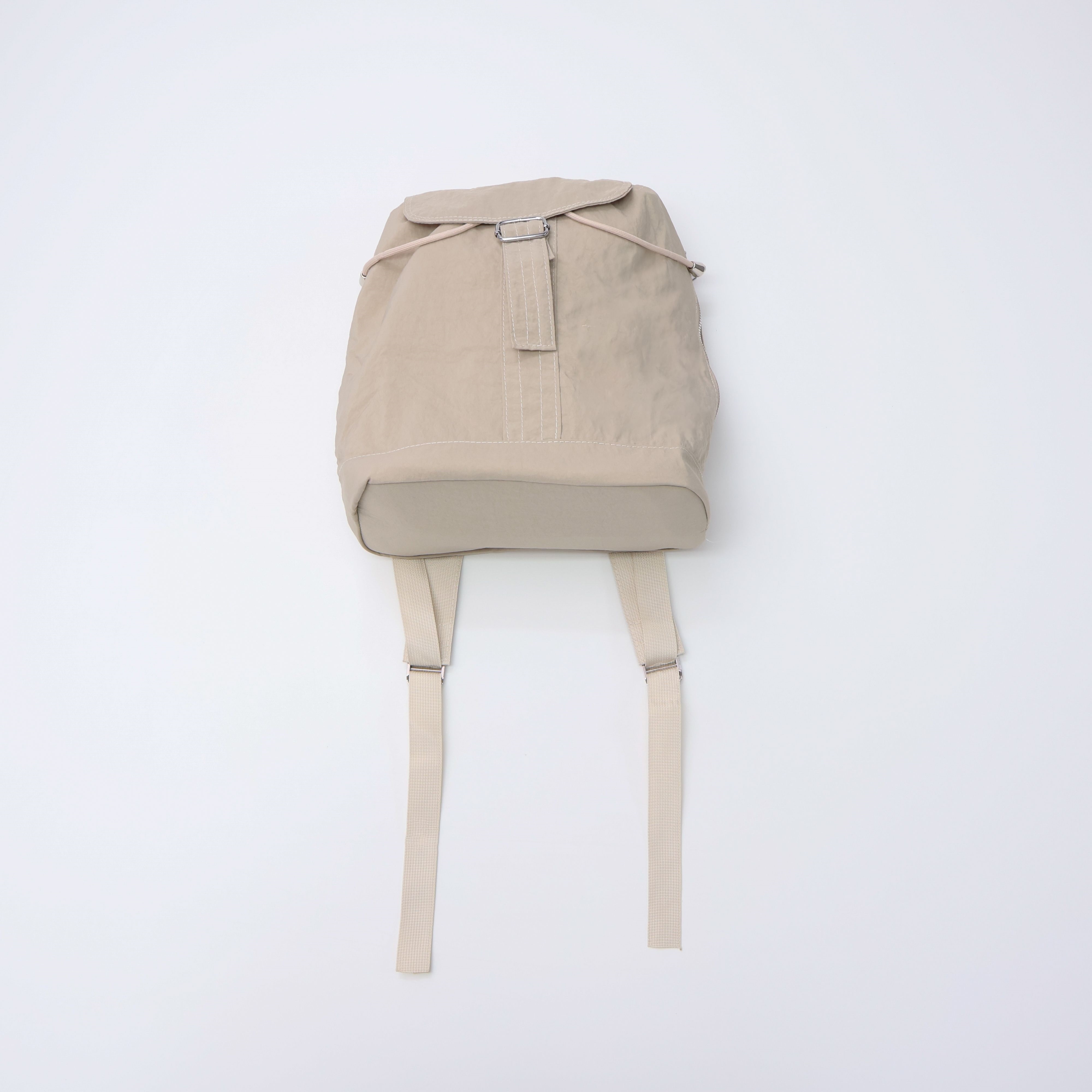 コットンドローストリングタック無地バックパック | 詳細画像23