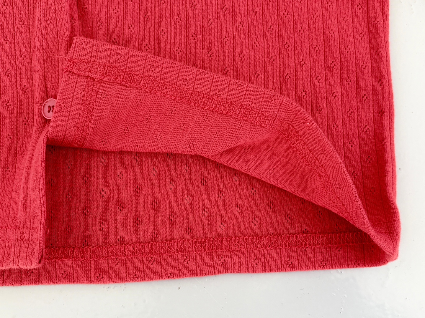 リブボタンラウンドネックルーズ長袖セミクロップドカーディガン | 詳細画像20