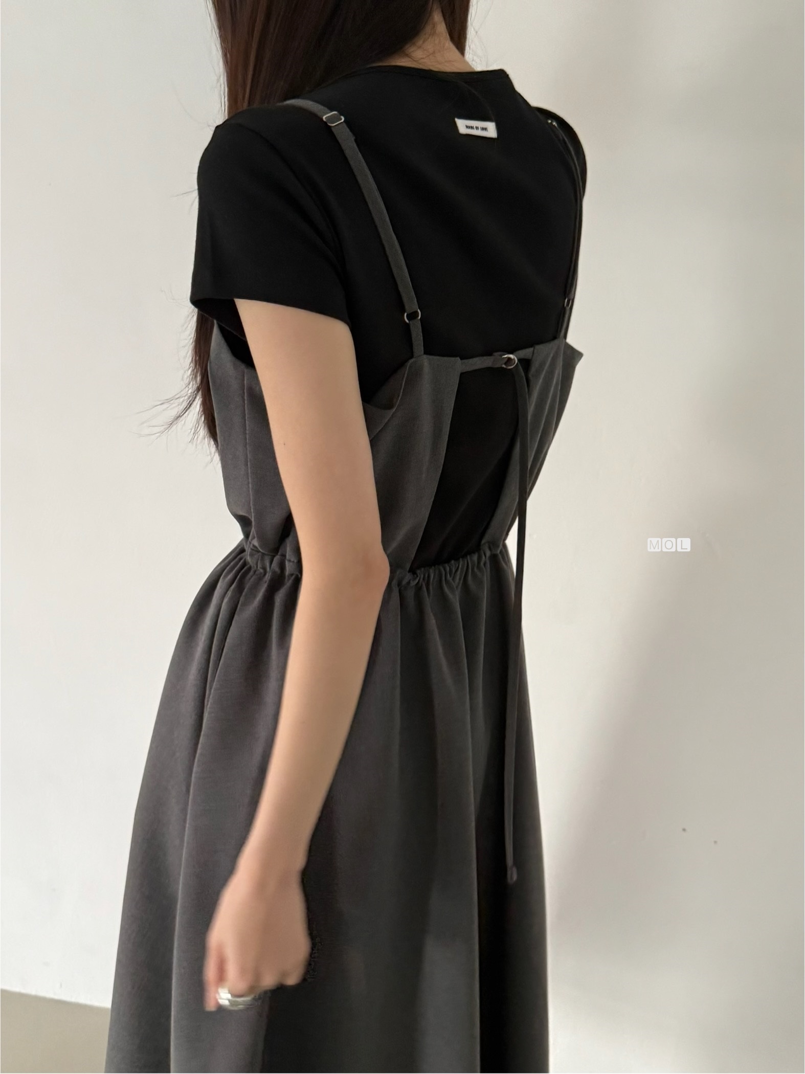 コットンラウンドネック半袖無地Tシャツ | 詳細画像21