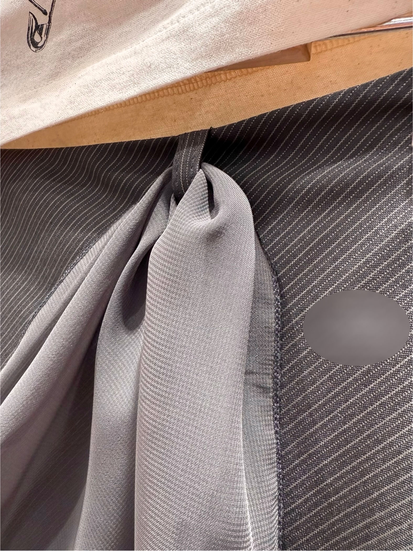 ロングフレアマーメイド無地スカートスカーフ付 | 詳細画像42