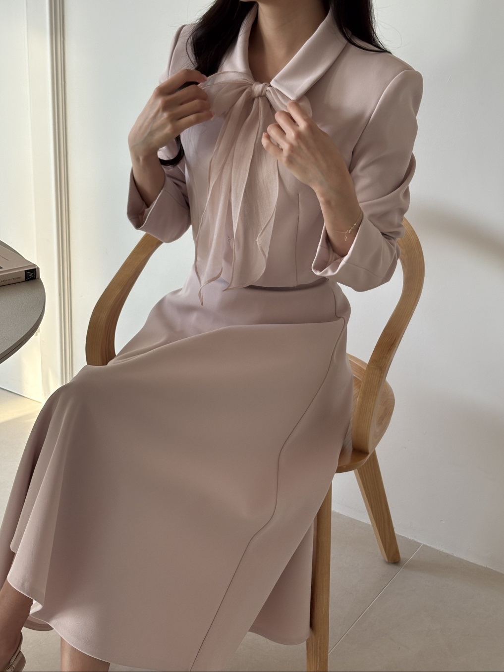 ラインIラインフレア無地スカート | 詳細画像7