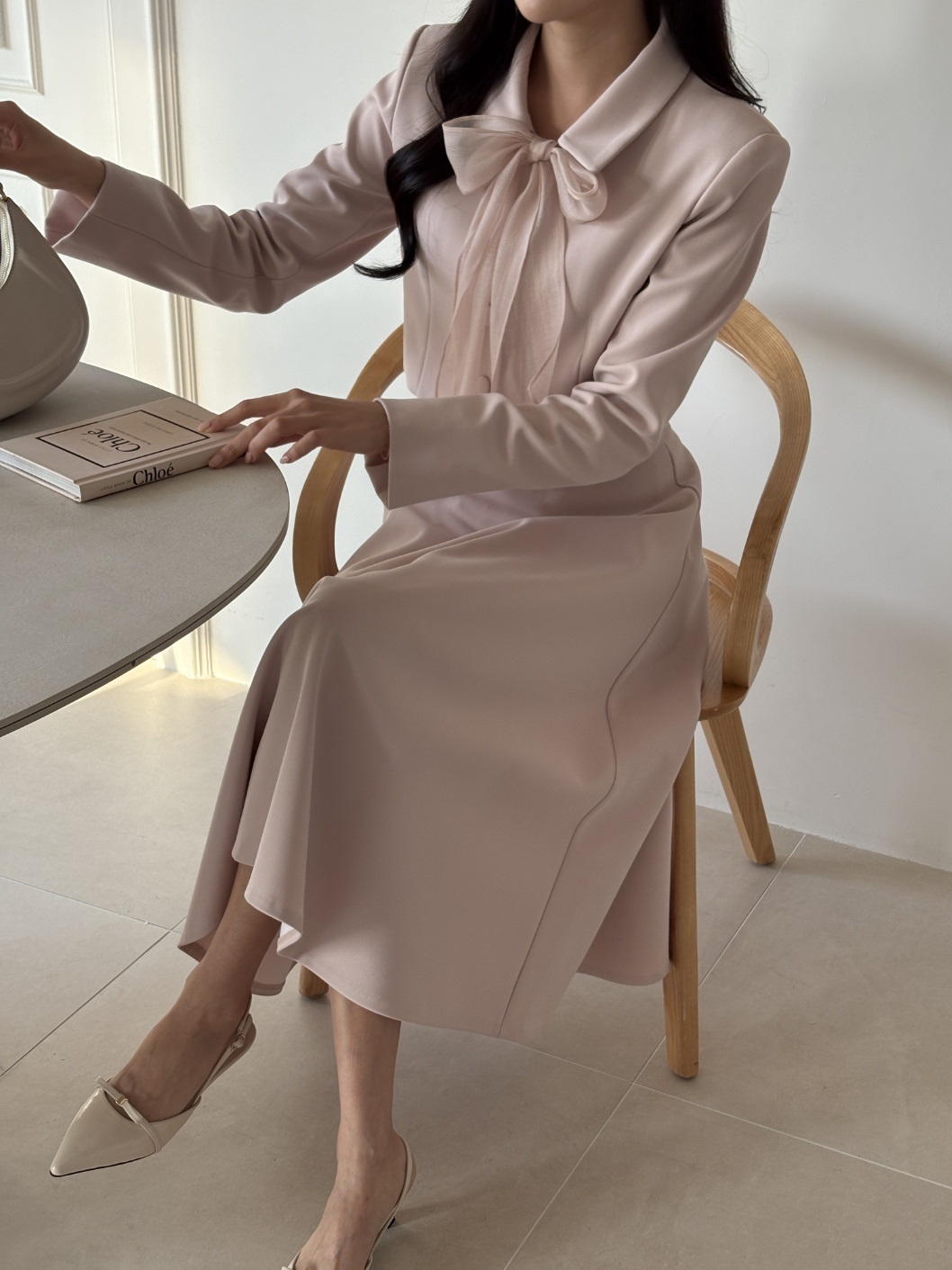 ラインIラインフレア無地スカート | 詳細画像8