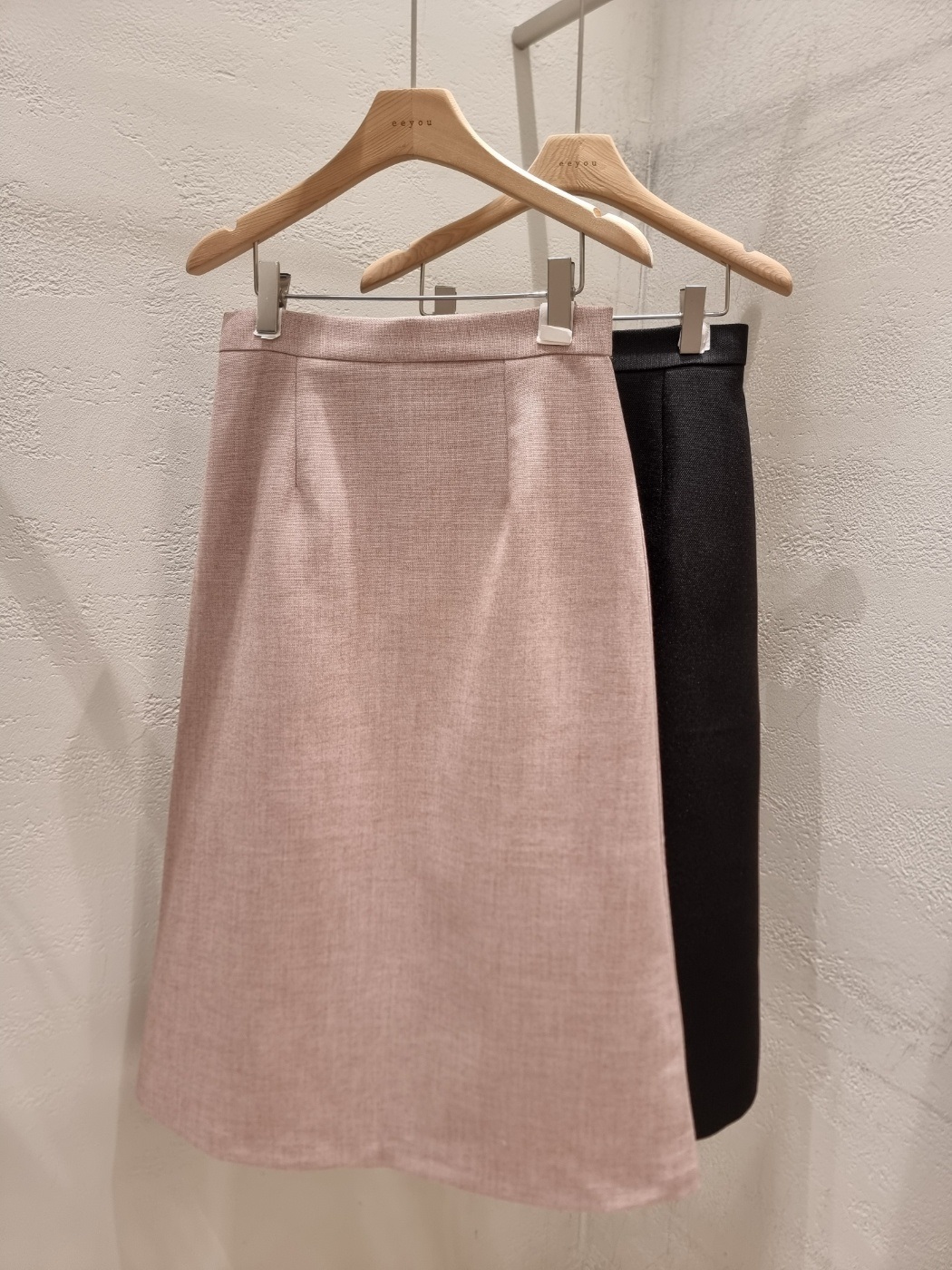 ボタンジップアップラウンドネックスリット肩パッドラインショート長袖ツーポケットAラインツーピース(トップス、ボトムス)スカートジャケット | 詳細画像23