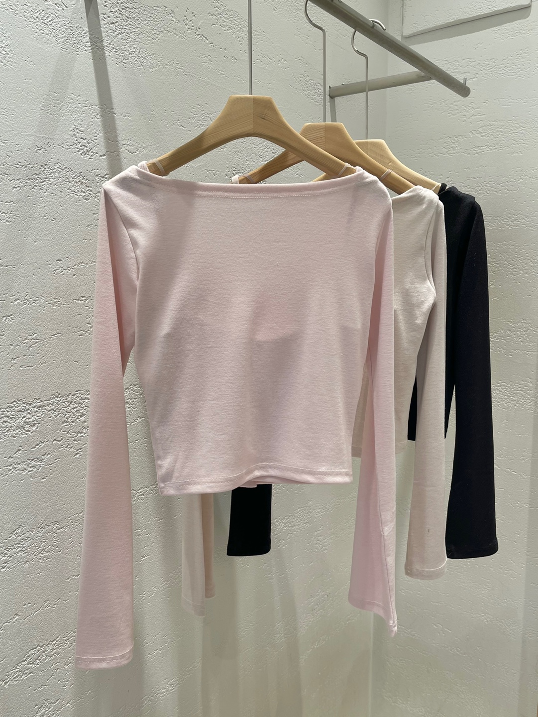 レースボタンラインクロップドスリム長袖カーディガンキャミソールアンサンブル | 詳細画像22