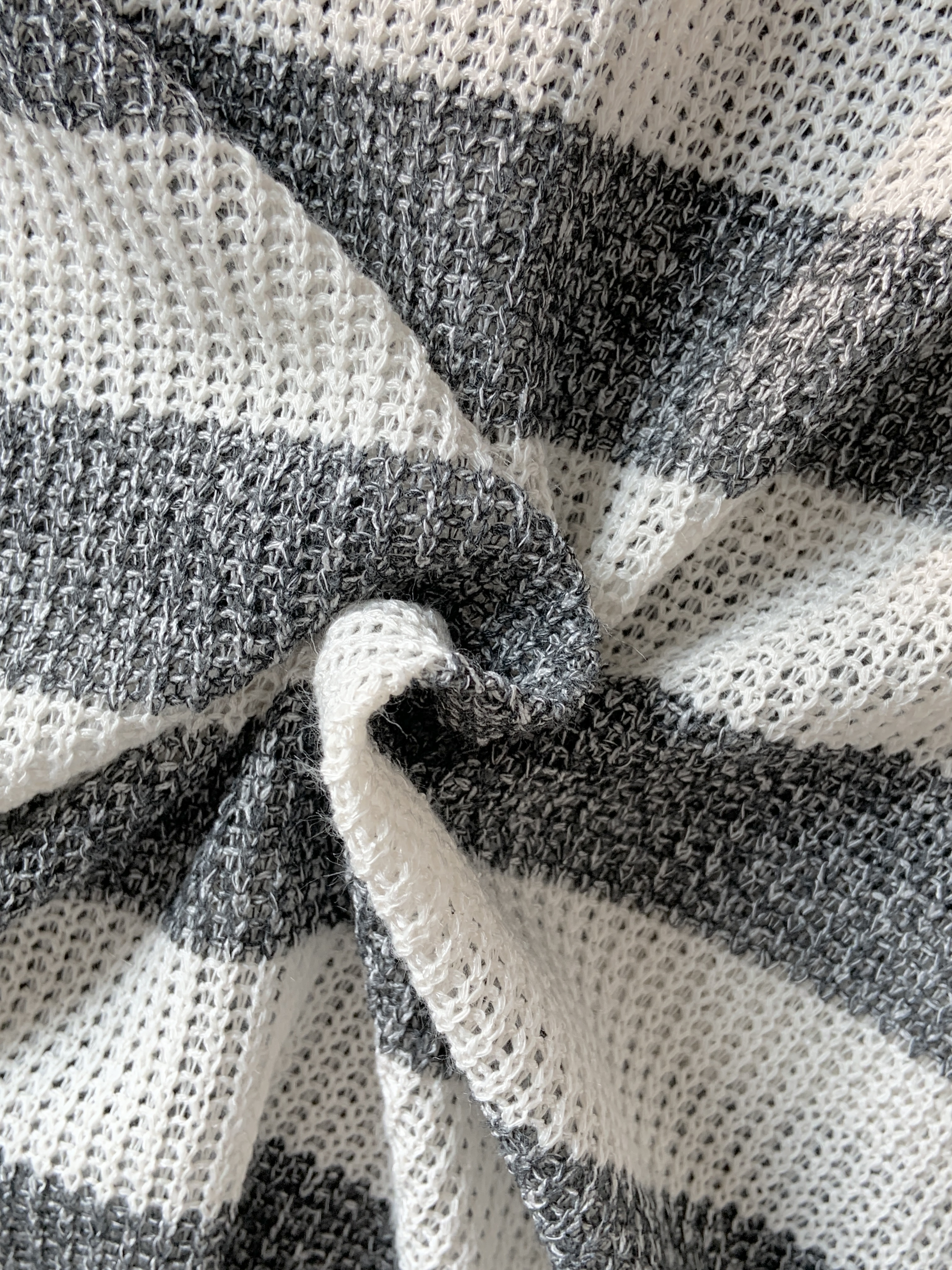 ボートネックルーズ長袖ボーダーTシャツ | 詳細画像19