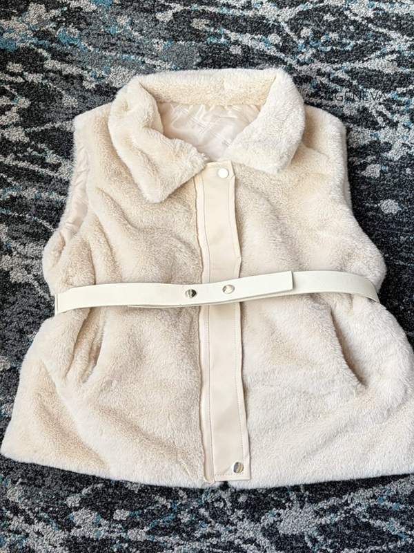 エコファージップアップストラップカラーループスナップボタンハーフベスト | 詳細画像8