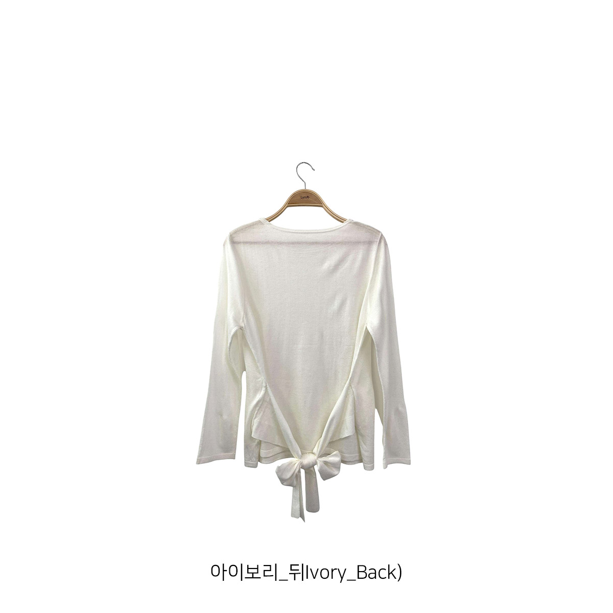 ラウンドネックルーズ長袖ボーダー無地Tシャツ | 詳細画像17