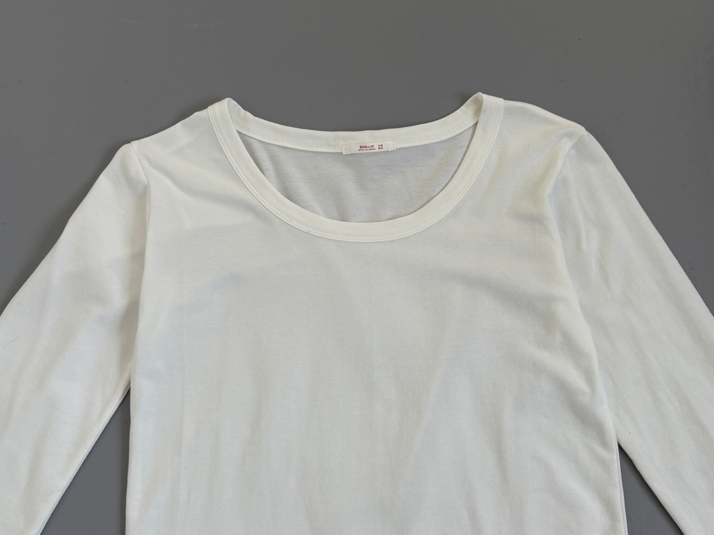 ラウンドネックベーシック長袖無地Tシャツ | 詳細画像20