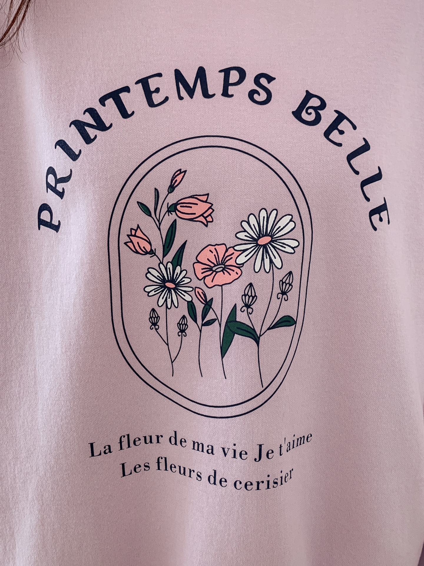 ラウンドネックオーバーサイズ長袖レタリングプリントスウェット | 詳細画像9