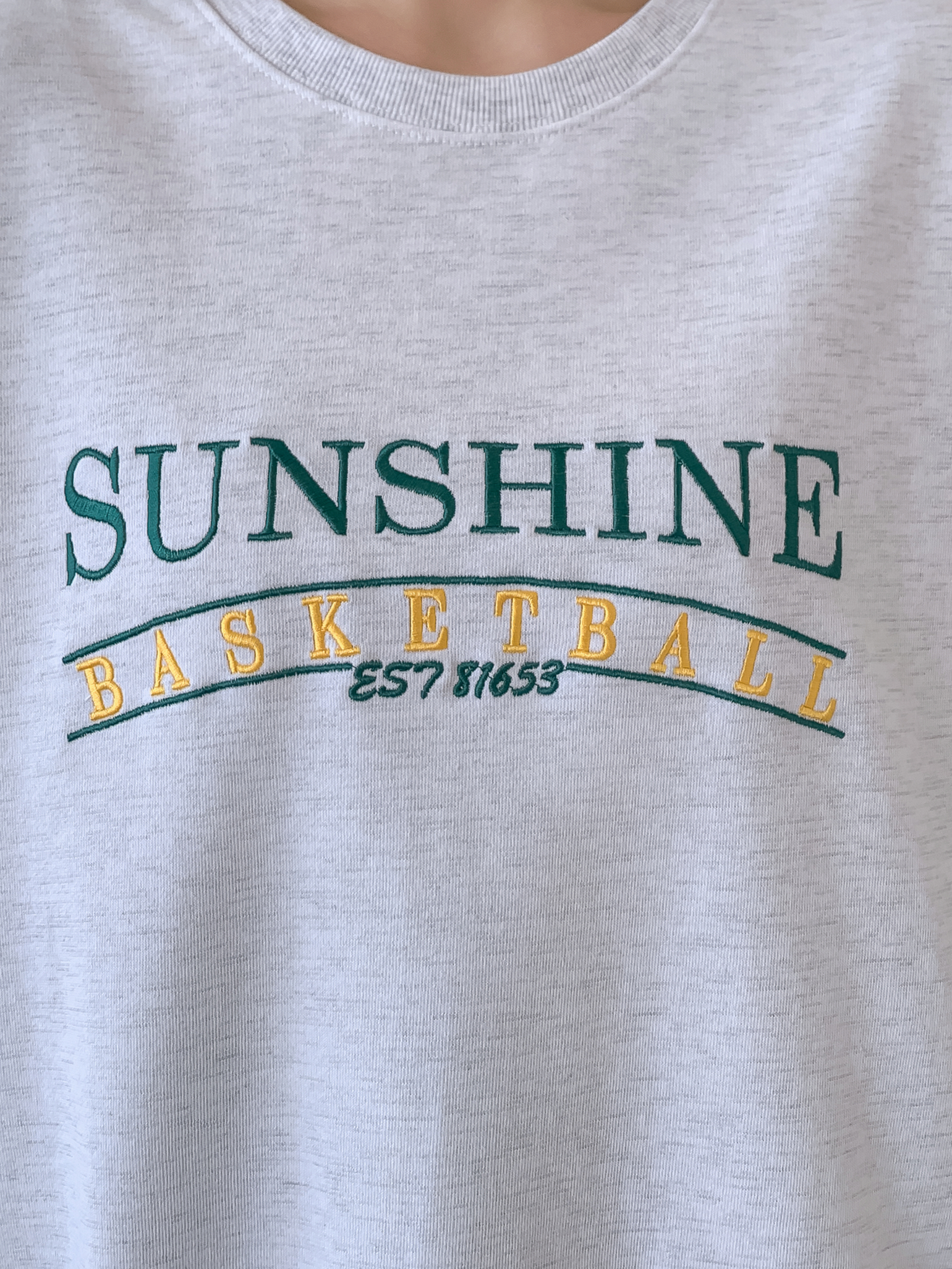 ラウンドネックルーズ長袖刺繍スウェット | 詳細画像8