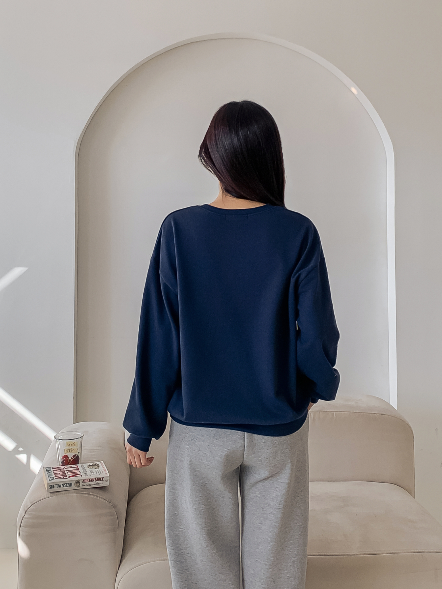 ラウンドネックルーズ長袖刺繍スウェット | 詳細画像21