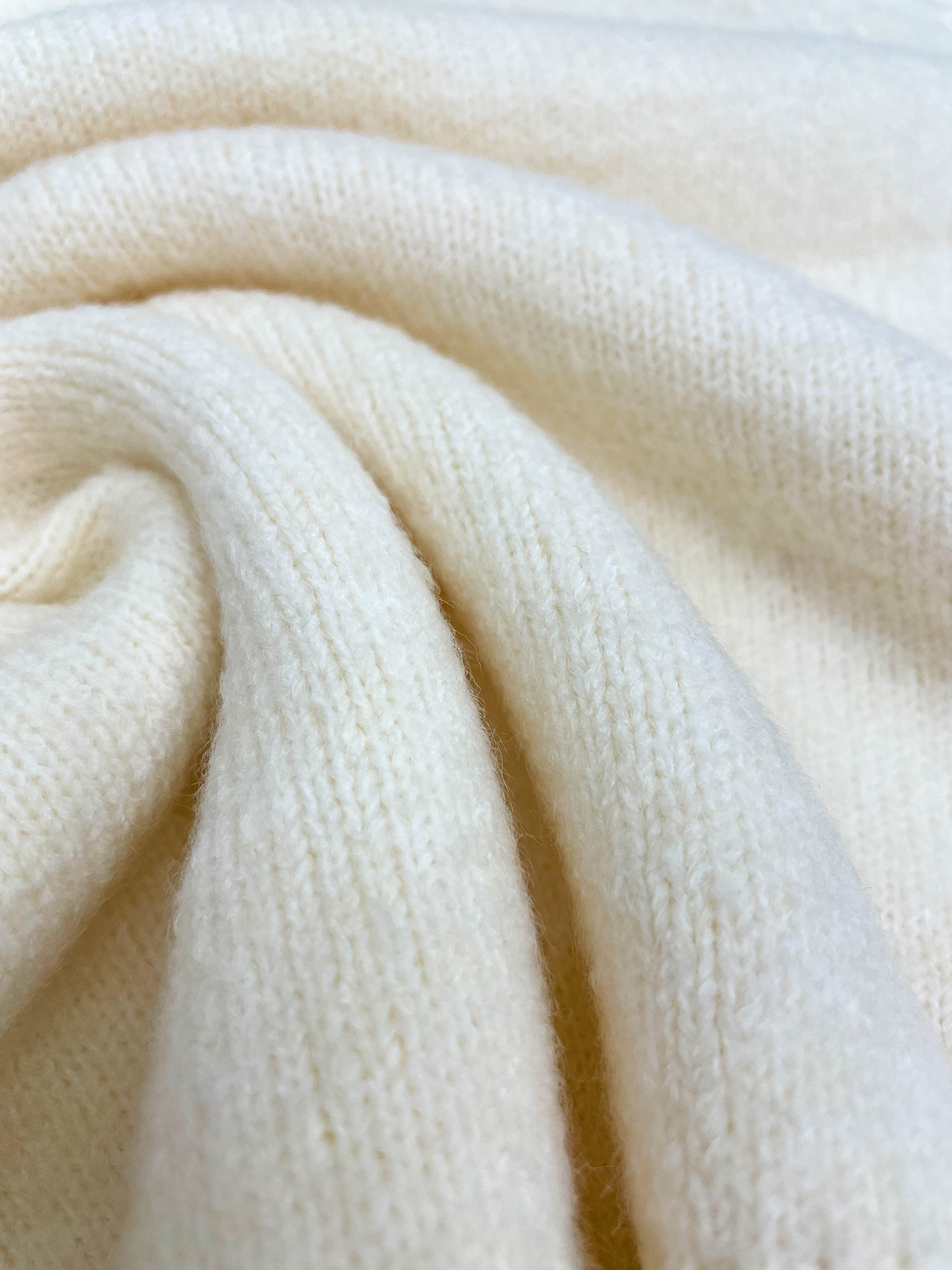 ラウンドネックパフスリーブルーズ半袖セミクロップドニット | 詳細画像14