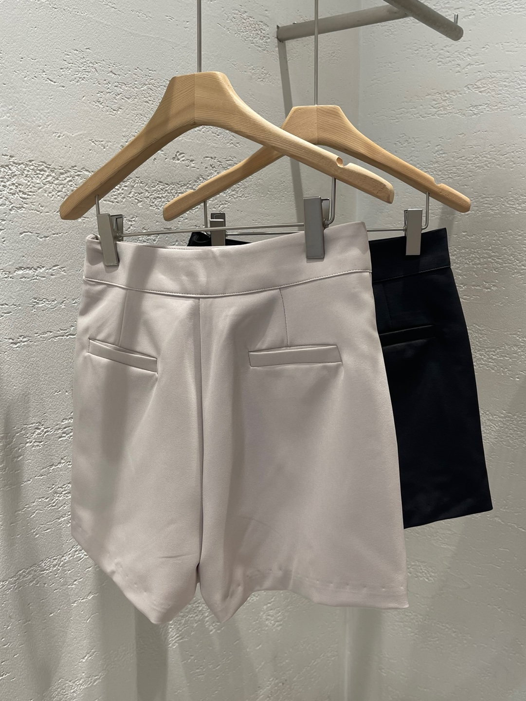 ボタンオープンカラーラインパフスリーブショート長袖フレア無地ツーピース(トップス、ボトムス)ジャケットショートパンツ | 詳細画像26