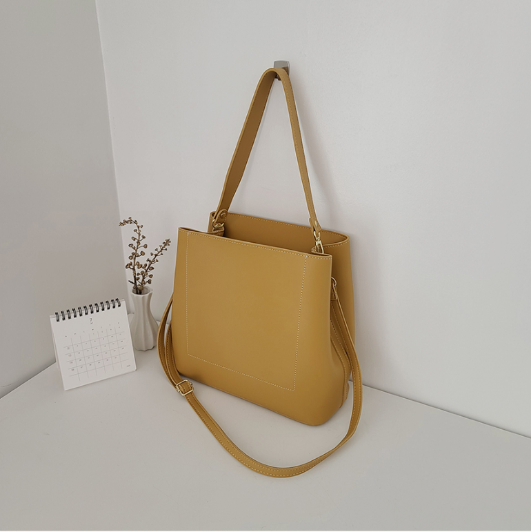 レザー調ジップアップDリング無地ショルダーバッグストラップセット(バックルあり) | 詳細画像39