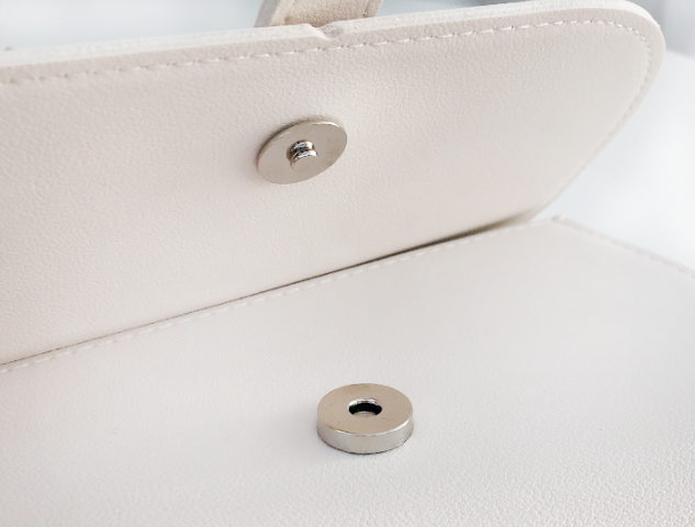 レザー調Dリングマグネットボタン無地ショルダーバッグ | 詳細画像35