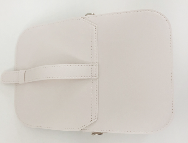 レザー調Dリングマグネットボタン無地ショルダーバッグ | 詳細画像38