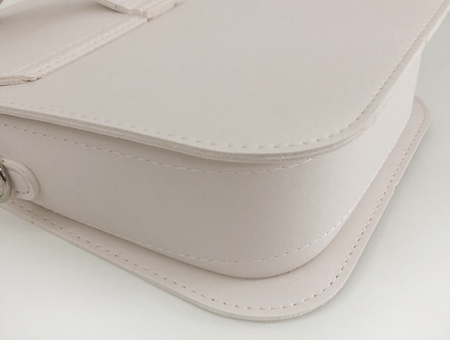 レザー調Dリングマグネットボタン無地ショルダーバッグ | 詳細画像39