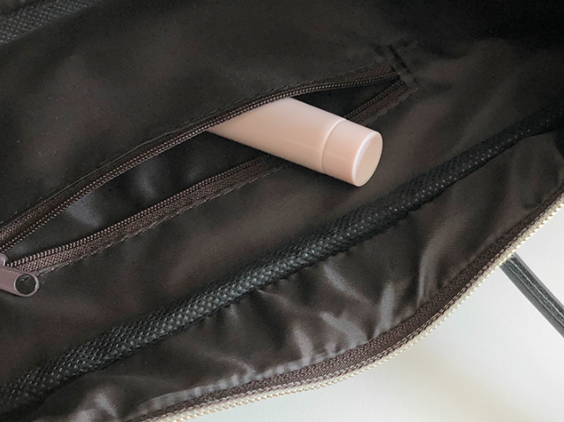 レザー調ポケットダブルジップ無地トートバッグ | 詳細画像26