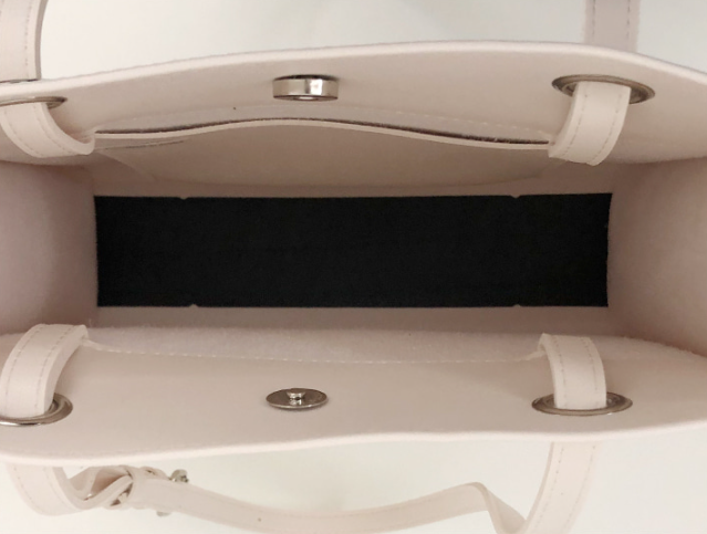 レザー調ポケットマグネットボタン無地トートバッグ | 詳細画像18