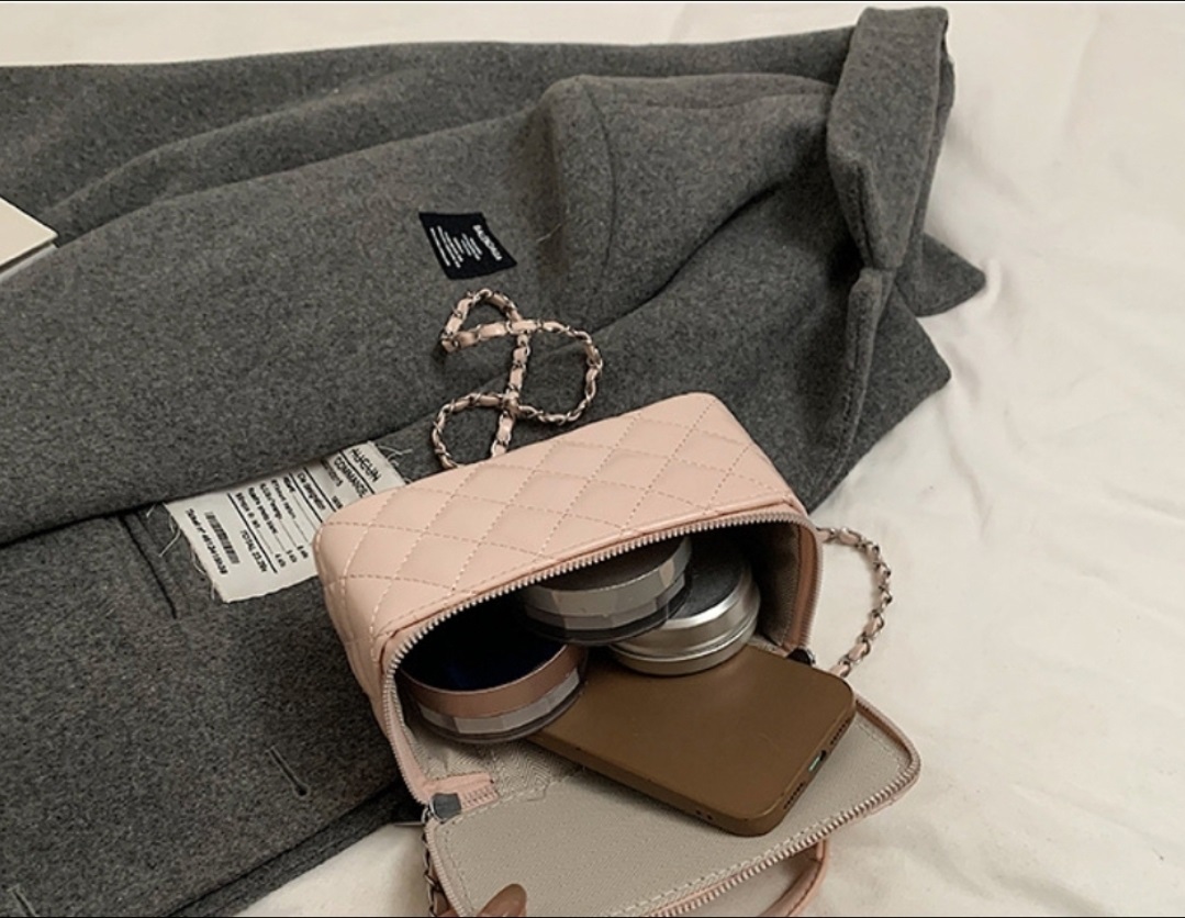 レザー調ダブルジップショルダーバッグ | 詳細画像13