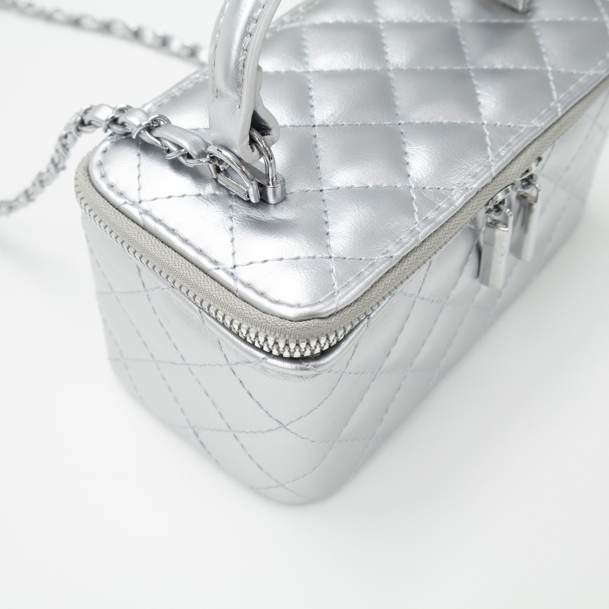 レザー調ダブルジップショルダーバッグ | 詳細画像14