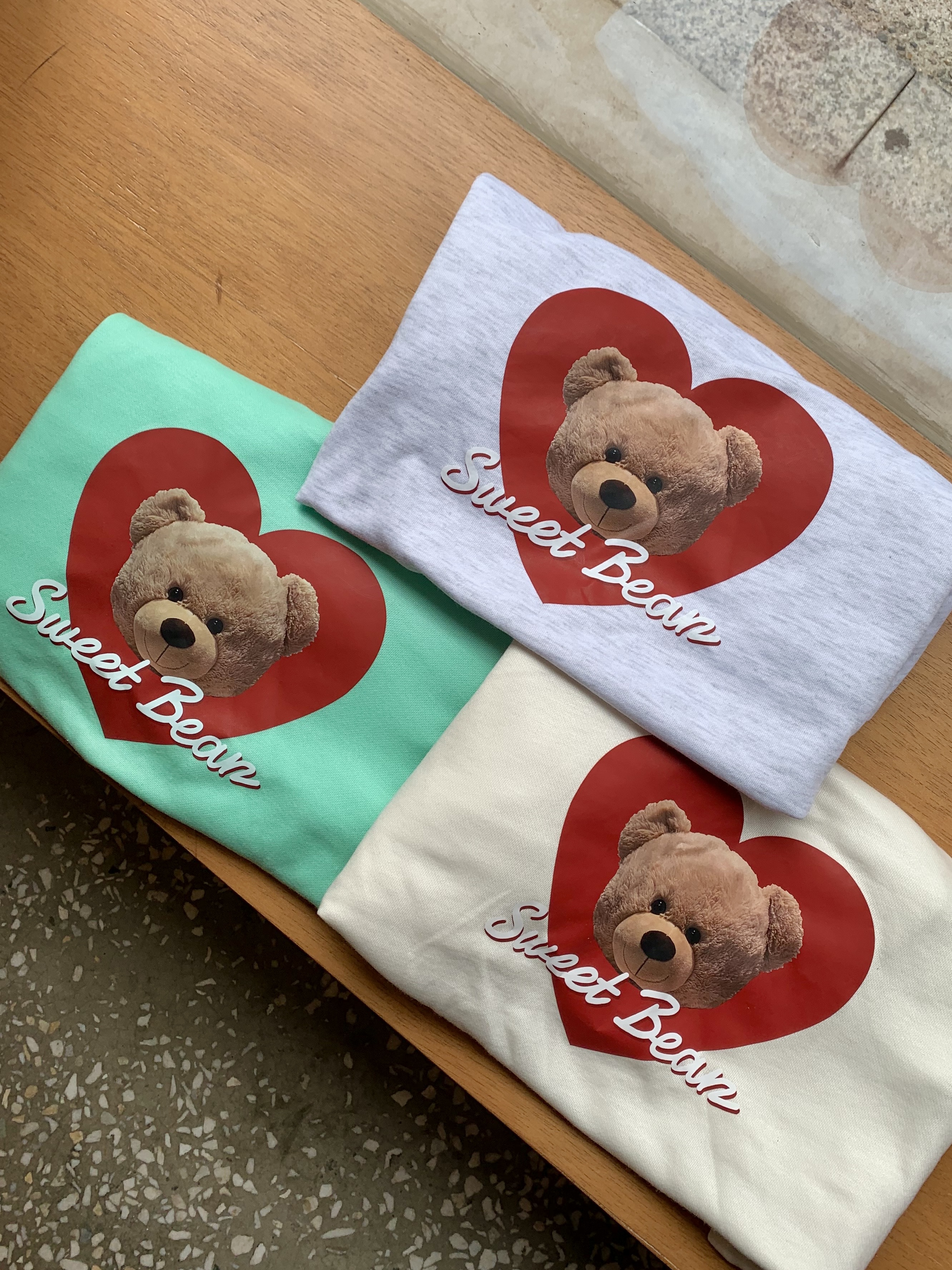 ラウンドネッククロップドルーズ長袖プリントスウェット | 詳細画像6