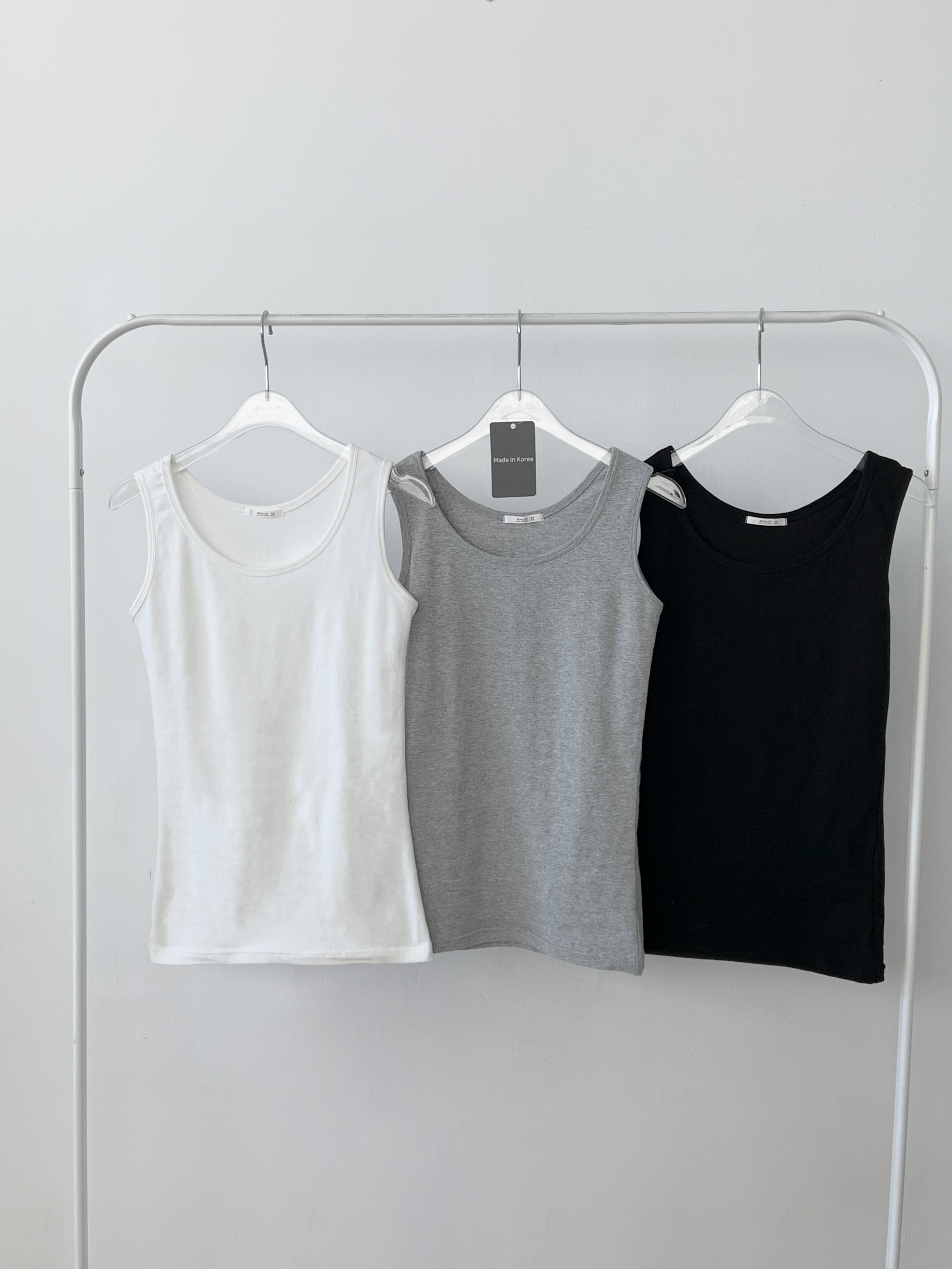 Uネックスリム無地ノースリーブ | 詳細画像16