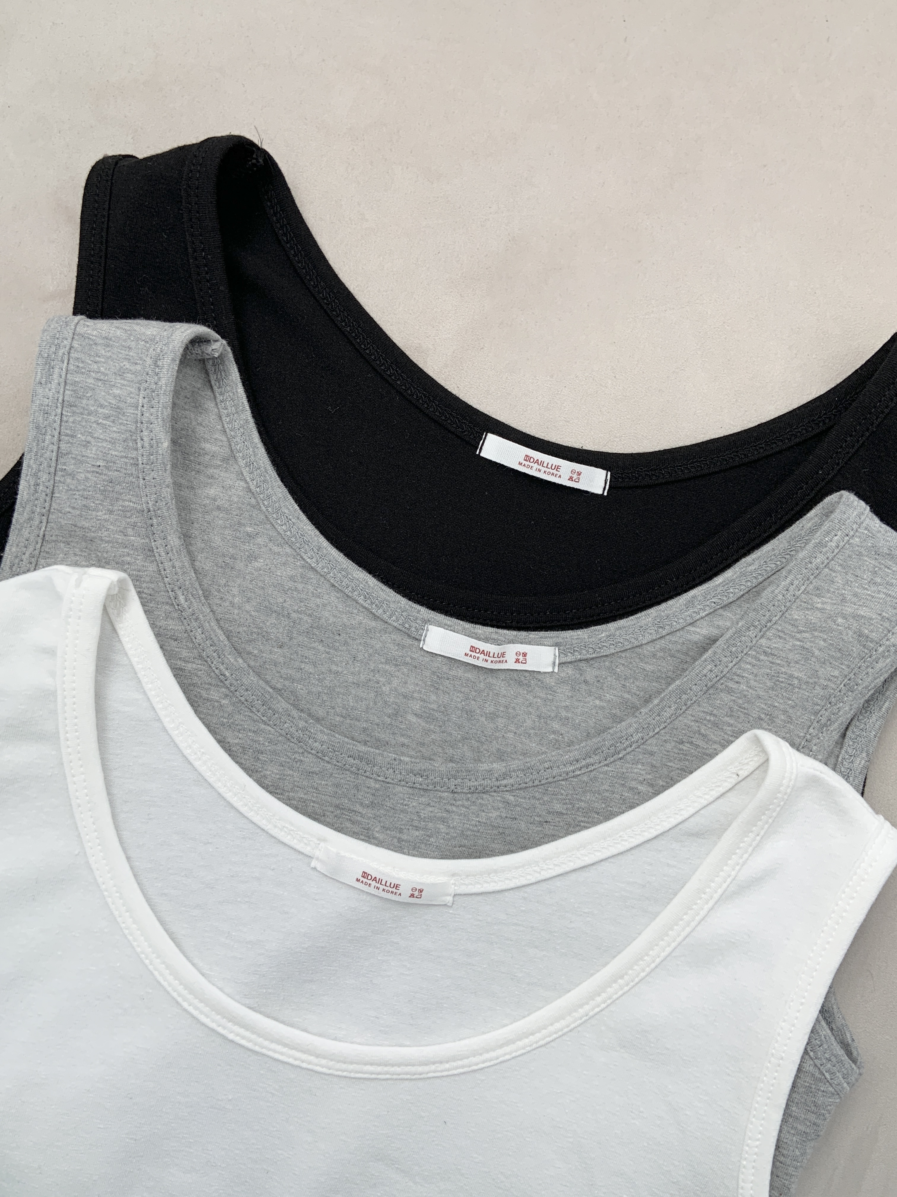 Uネックスリム無地ノースリーブ | 詳細画像19