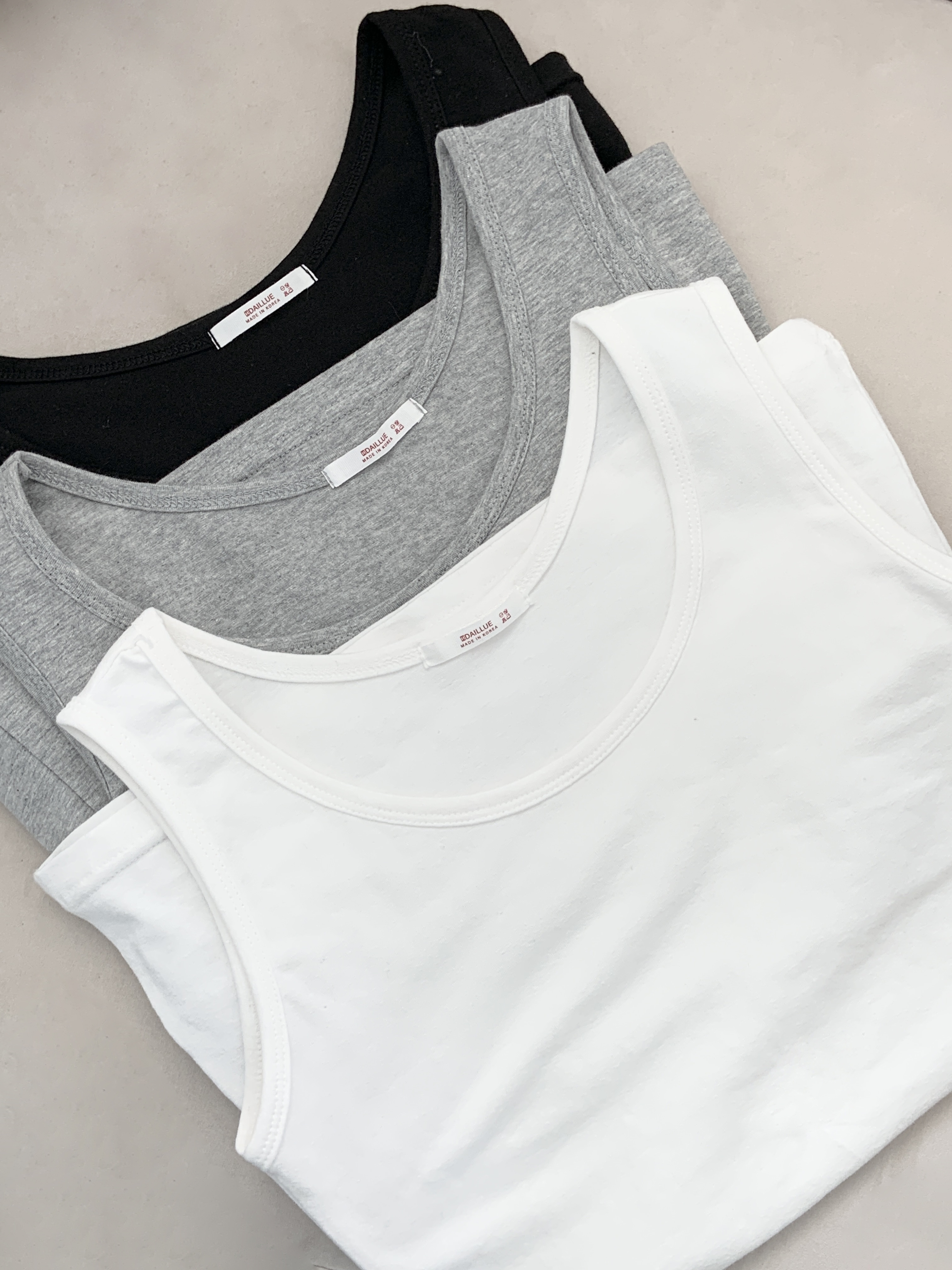 Uネックスリム無地ノースリーブ | 詳細画像18