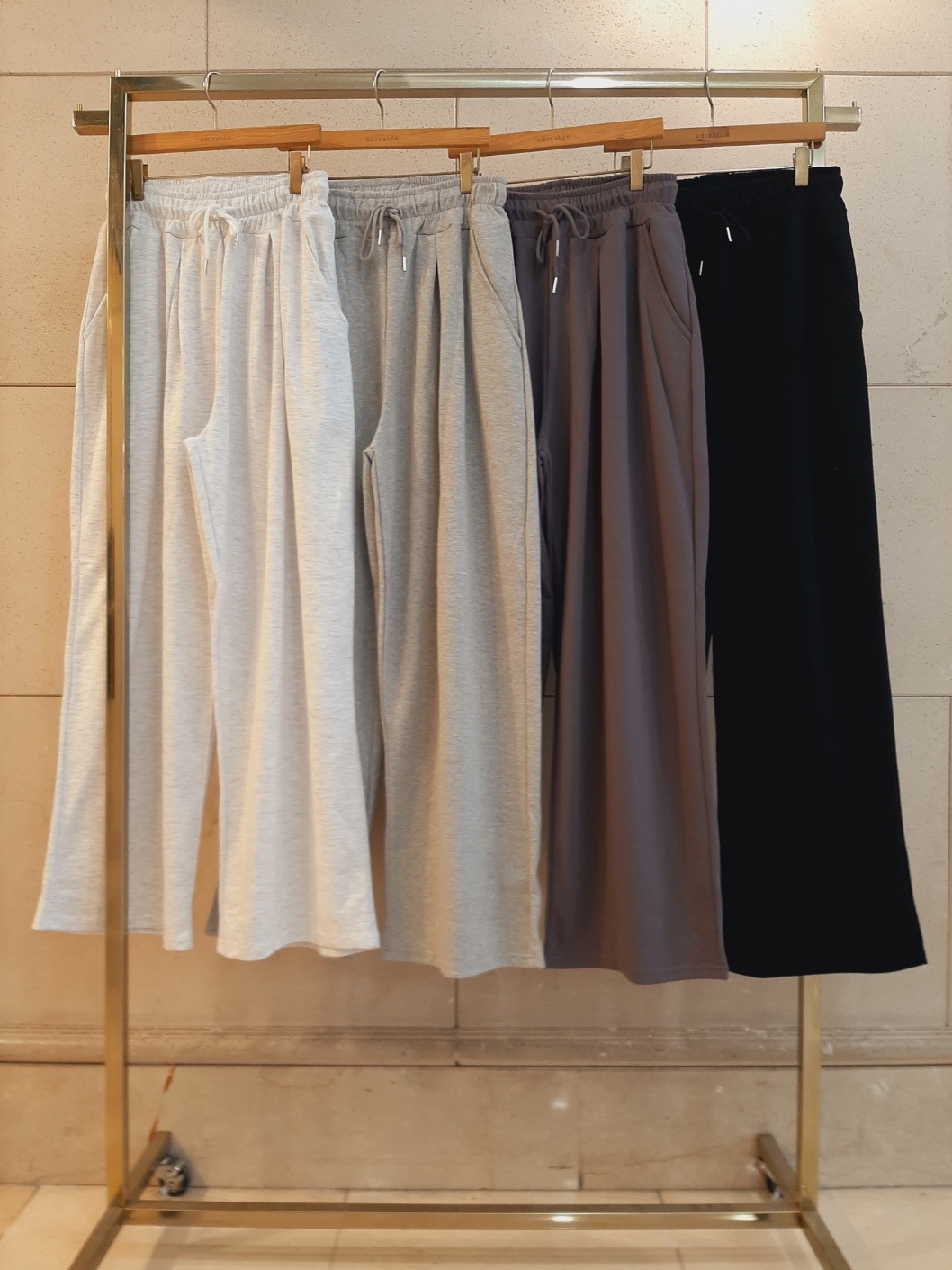 ポケットウエストゴムツータックワイドパンツトレーニング | 詳細画像2