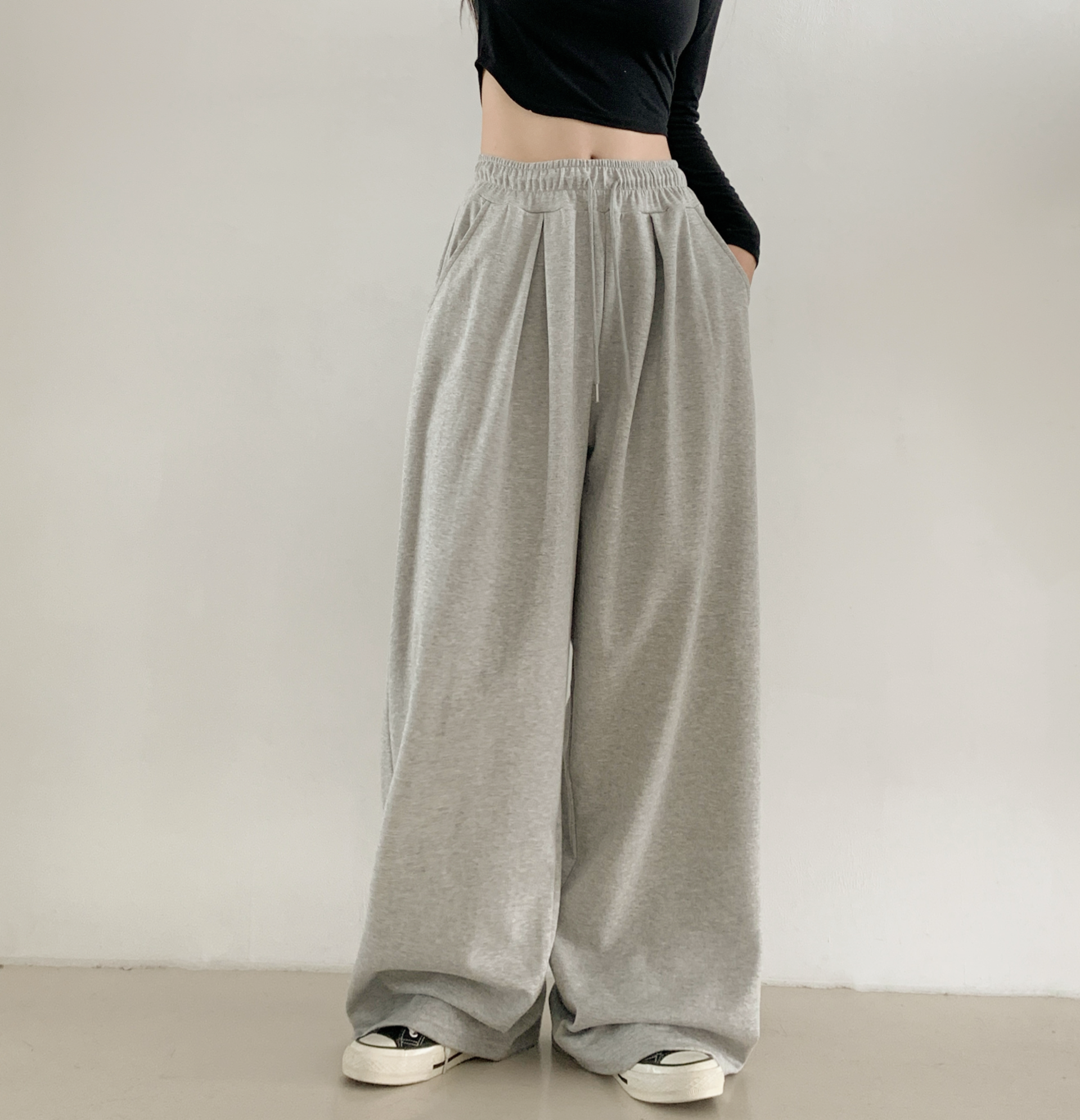 ポケットウエストゴムツータックワイドパンツトレーニング | 詳細画像6