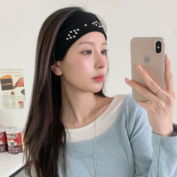 スタッズヘアバンド | レディースファッション通販 - DHOLIC