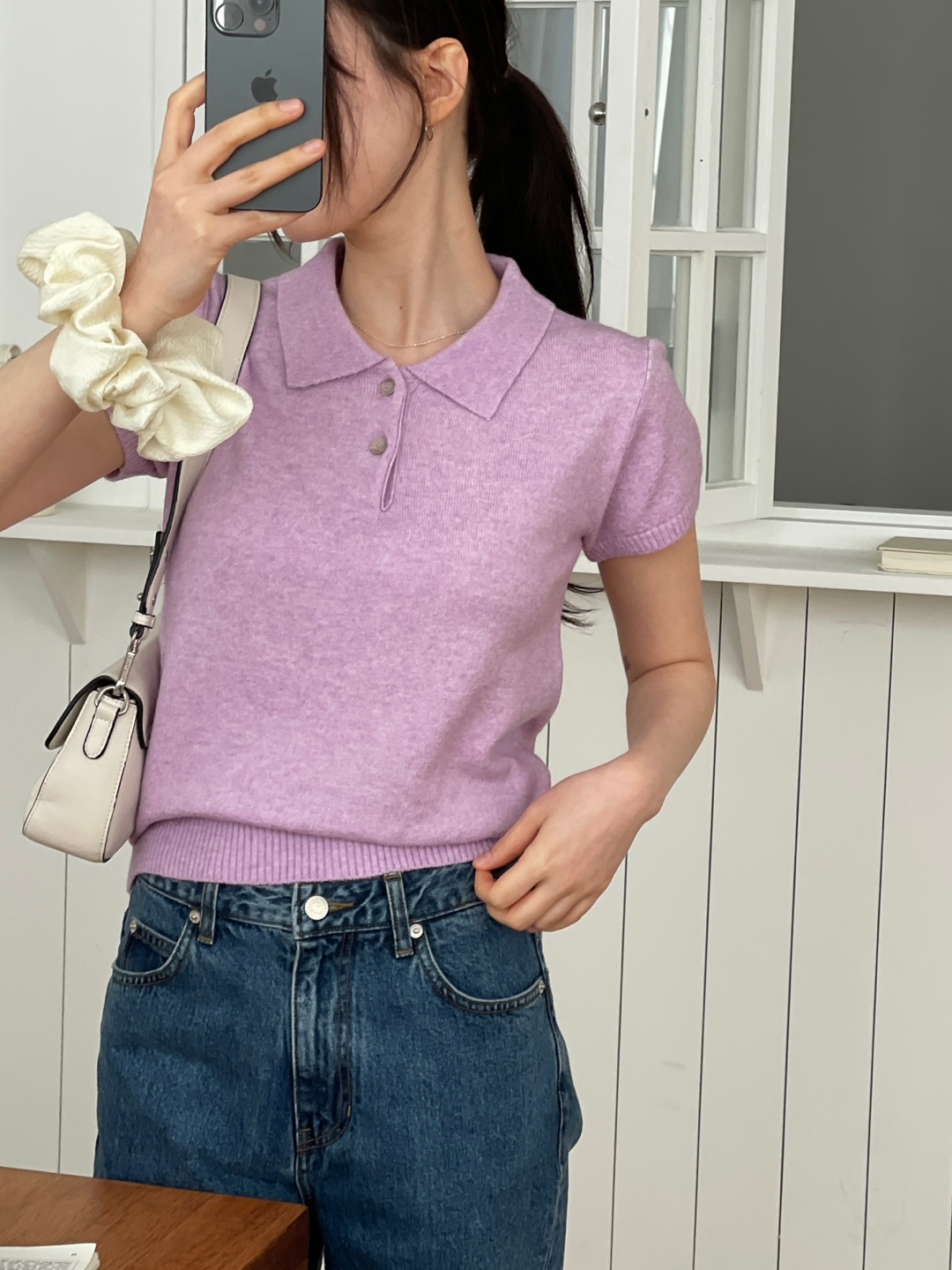 カラーベーシック半袖ニット | 詳細画像8