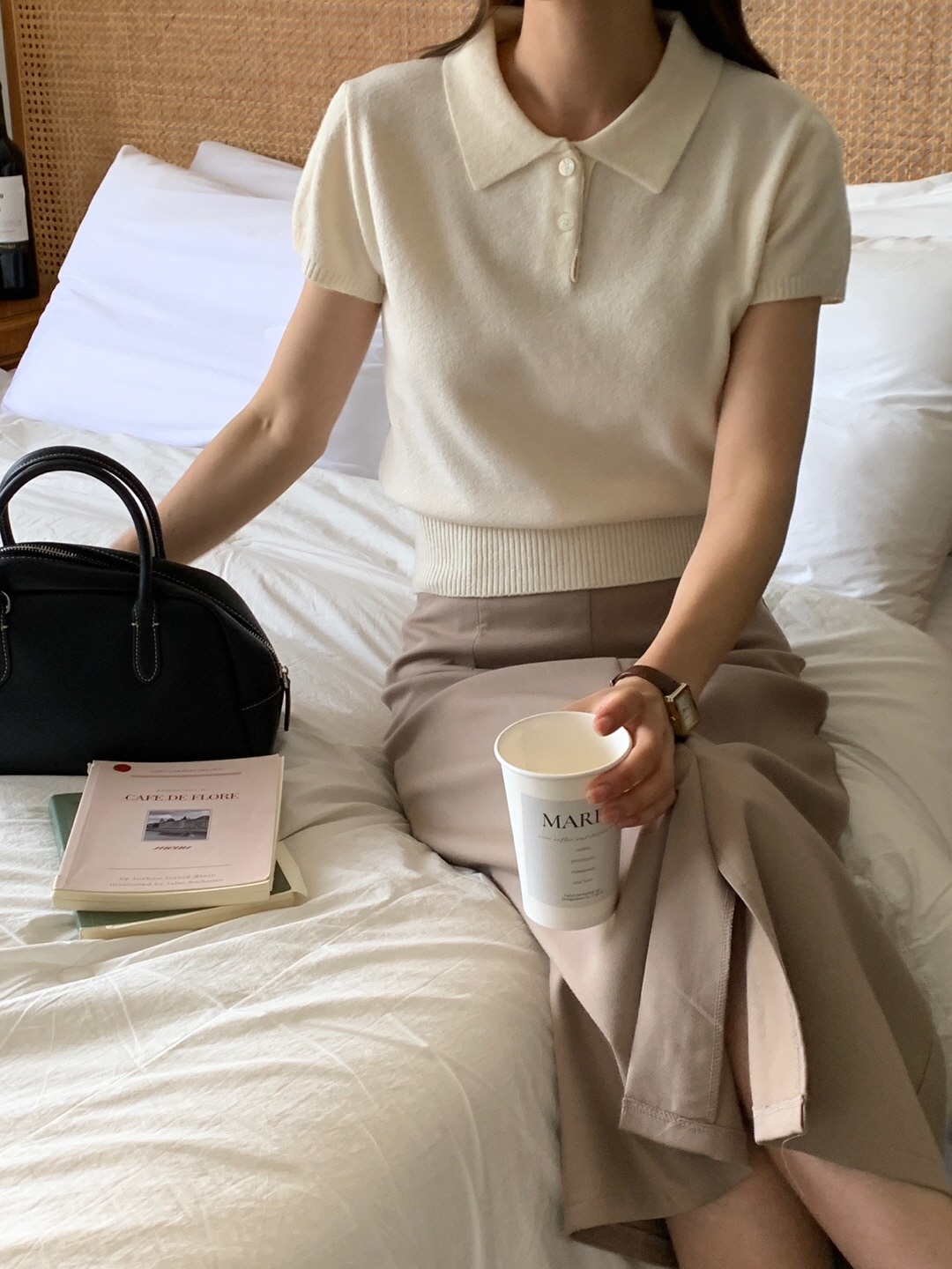 カラーベーシック半袖ニット | 詳細画像9