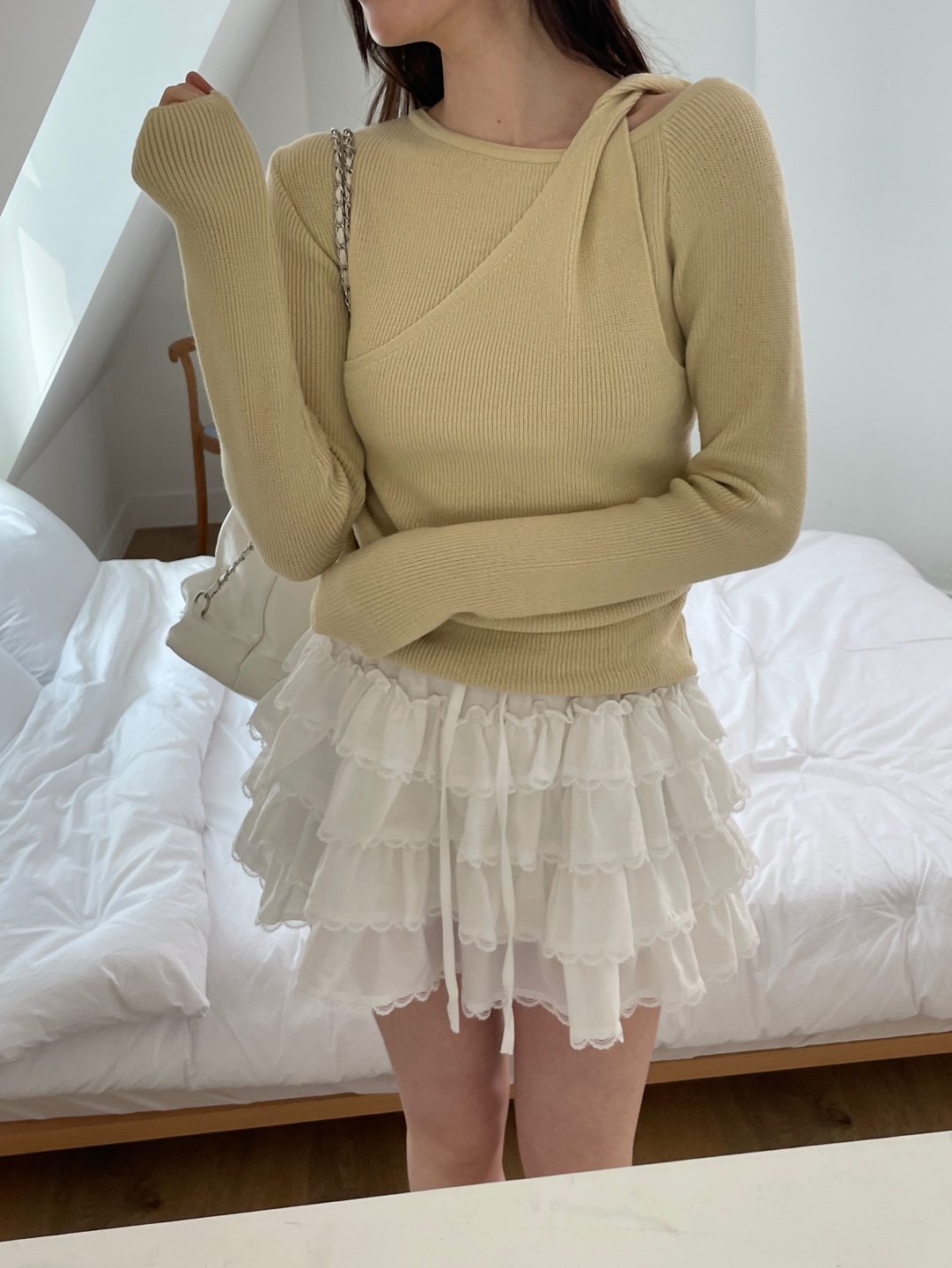 ベーシックレイヤード風長袖ニット | 詳細画像9