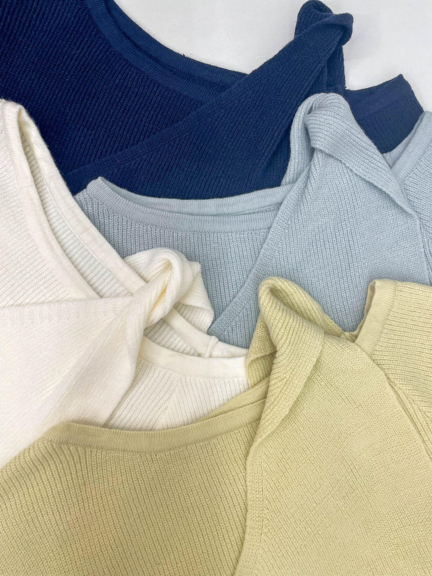 ベーシックレイヤード風長袖ニット | 詳細画像4