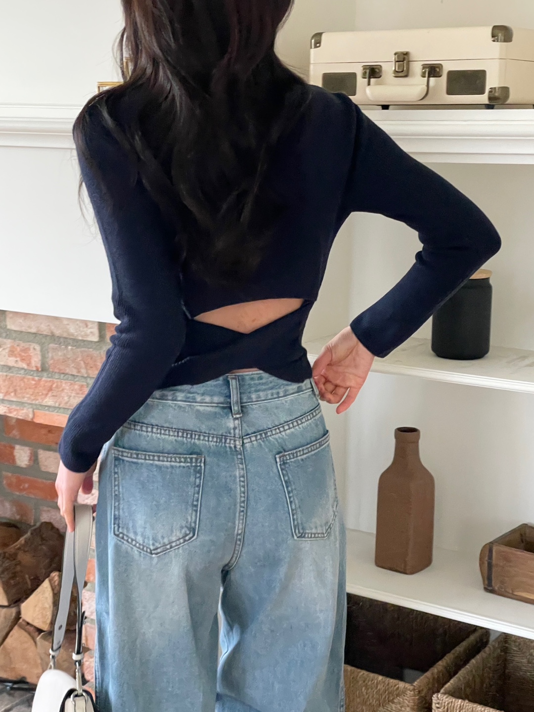 スリットベーシック長袖ニット | 詳細画像11