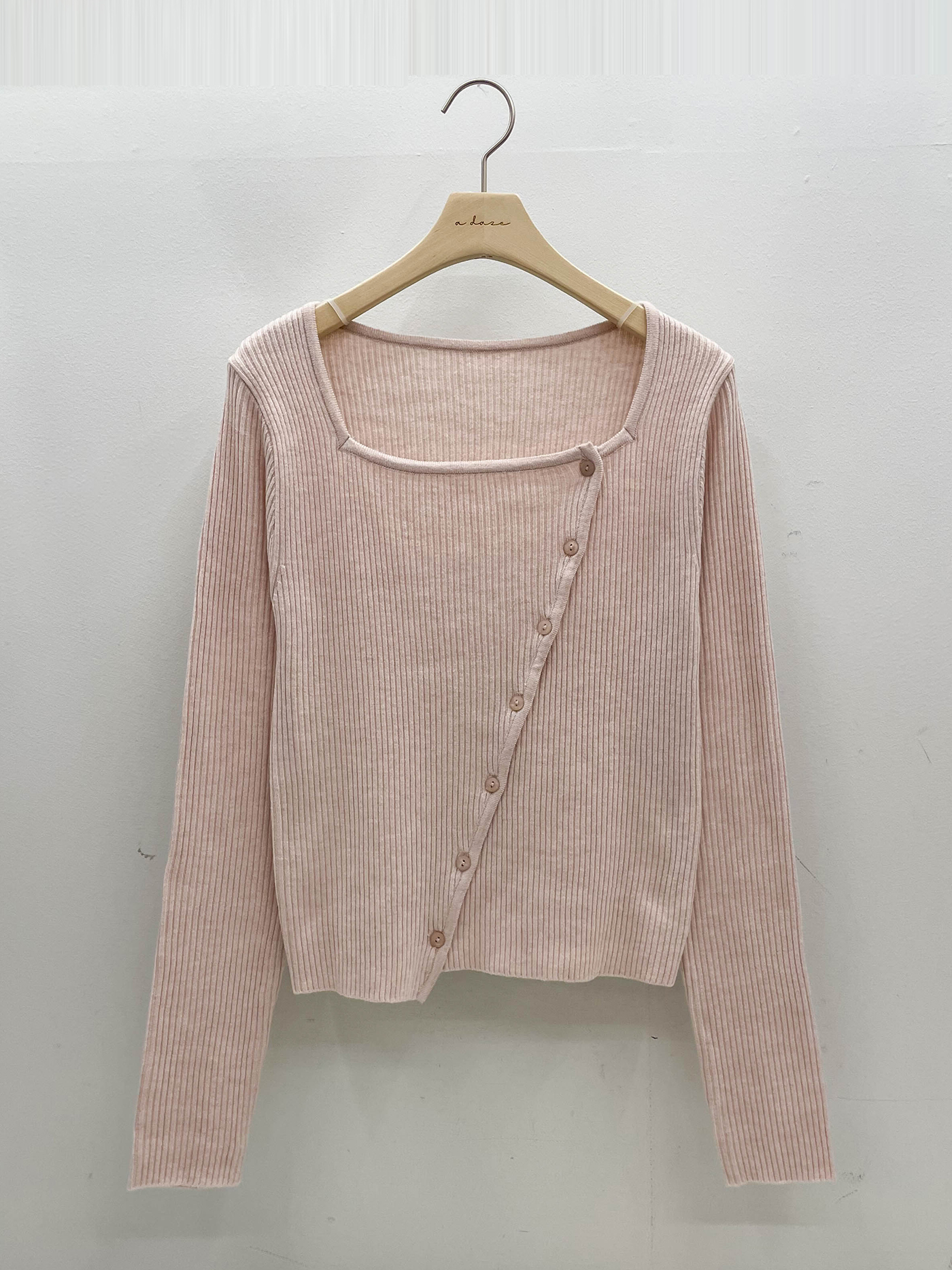 ボタンスリムアンバランス長袖ニット | 詳細画像16