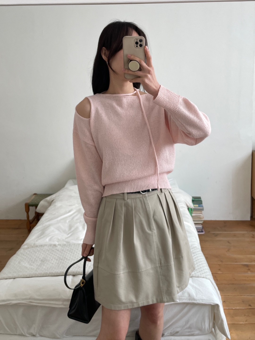 ドローストリングベーシック長袖ニット | 詳細画像8