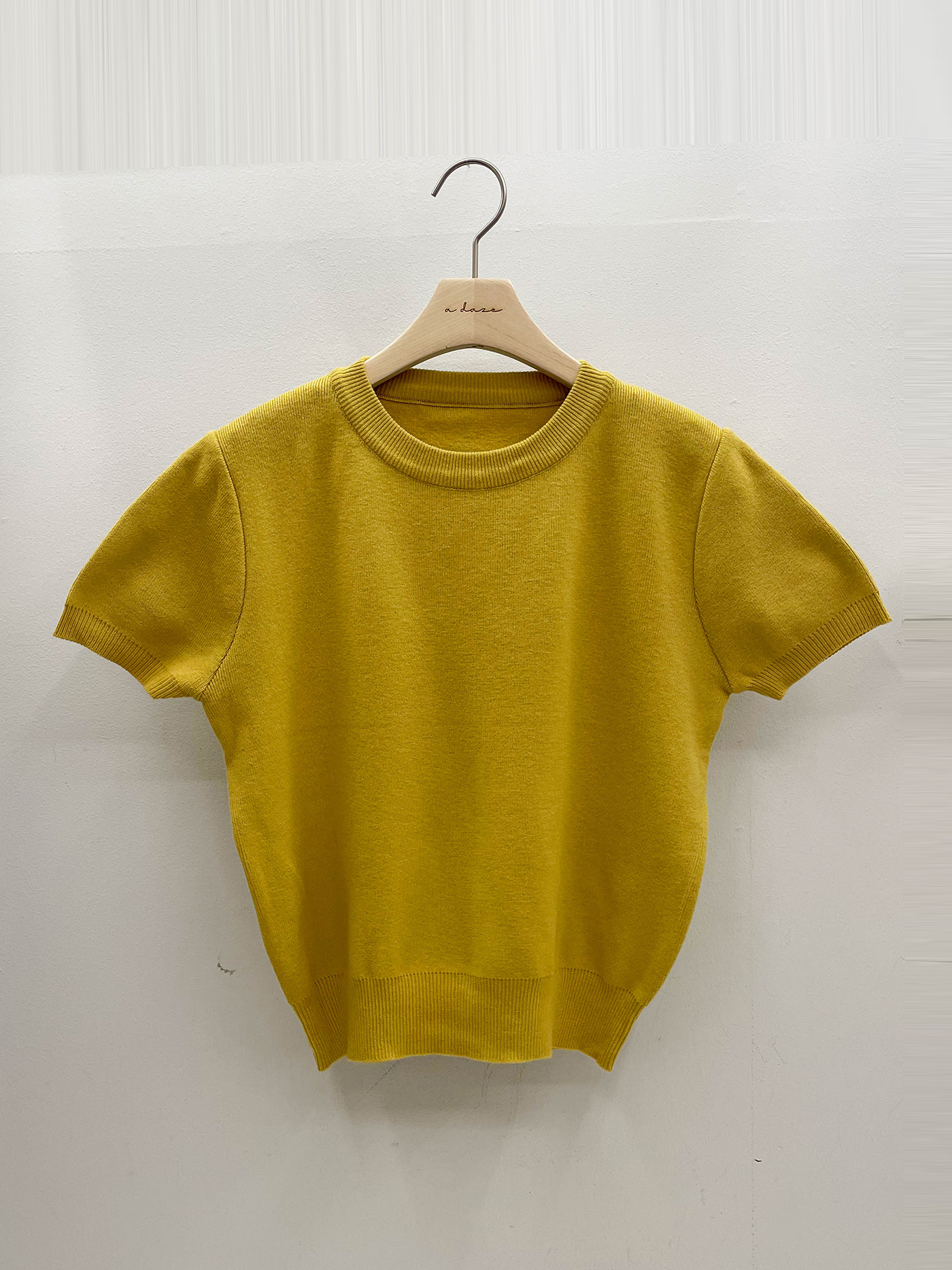 ラウンドネックベーシック半袖ニット | 詳細画像17