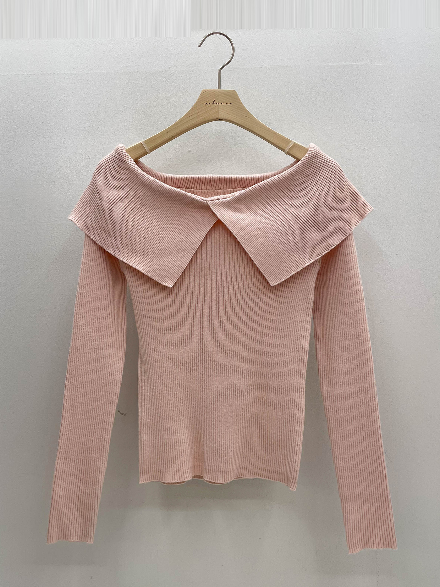 オフショルダーベーシック長袖ニット | 詳細画像17