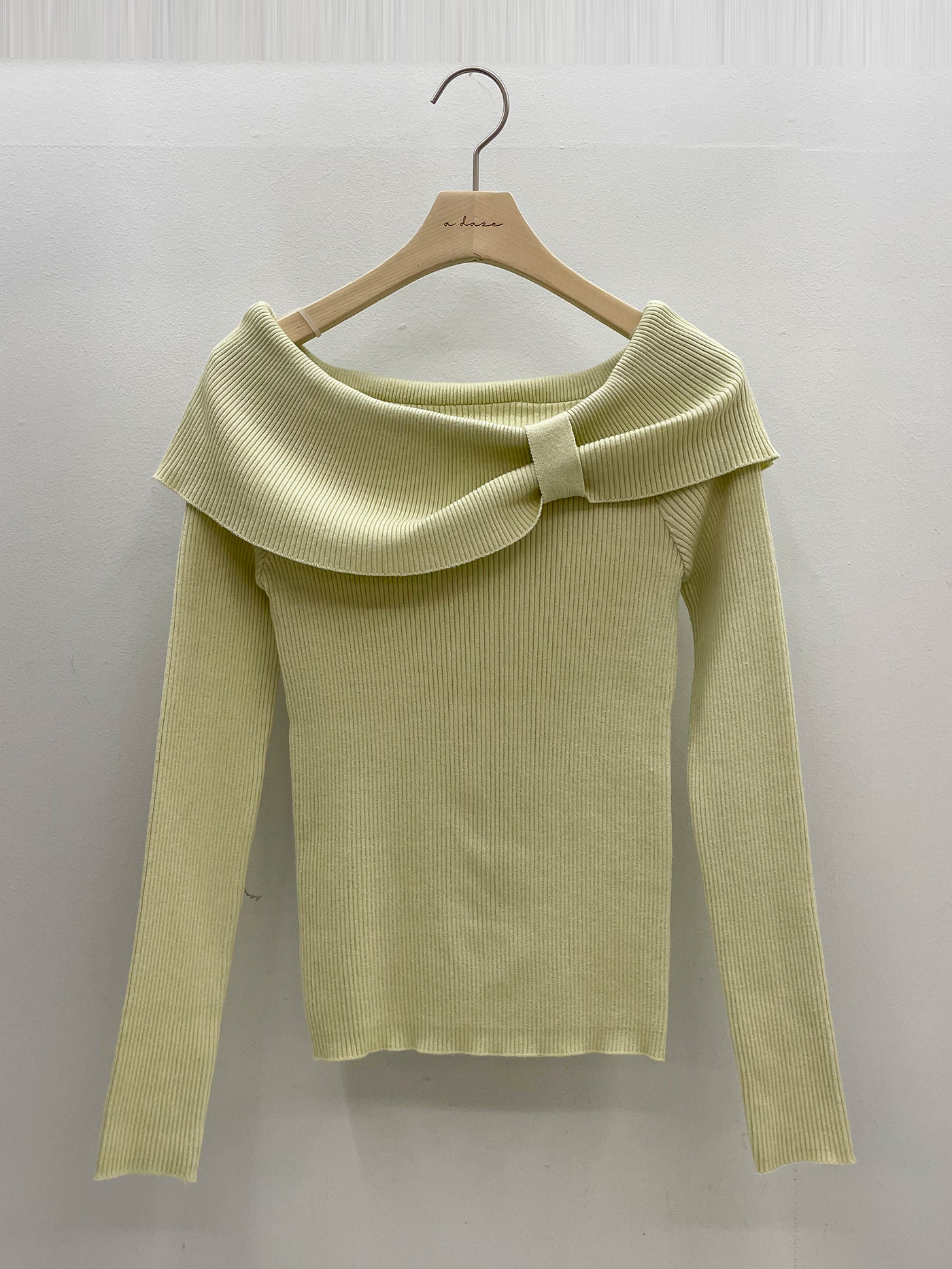 オフショルダーベーシック長袖ニット | 詳細画像17